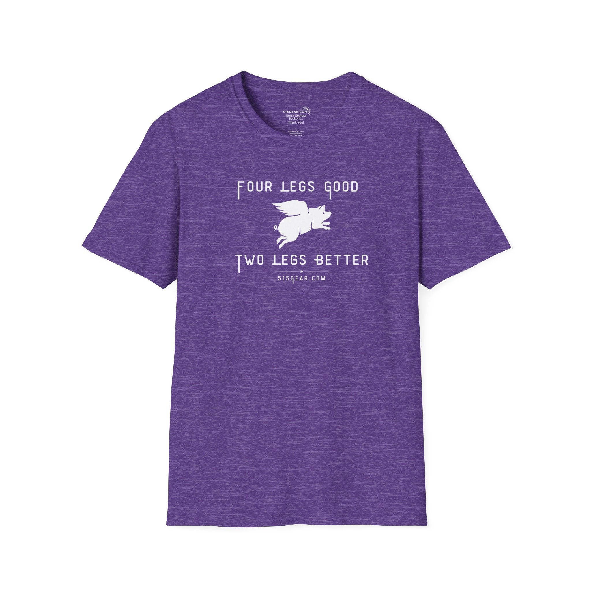 unisex adult t-shirt, satirical reference for “Orwellian” lovers | 515Gear.com | anyone love Animal Farm?