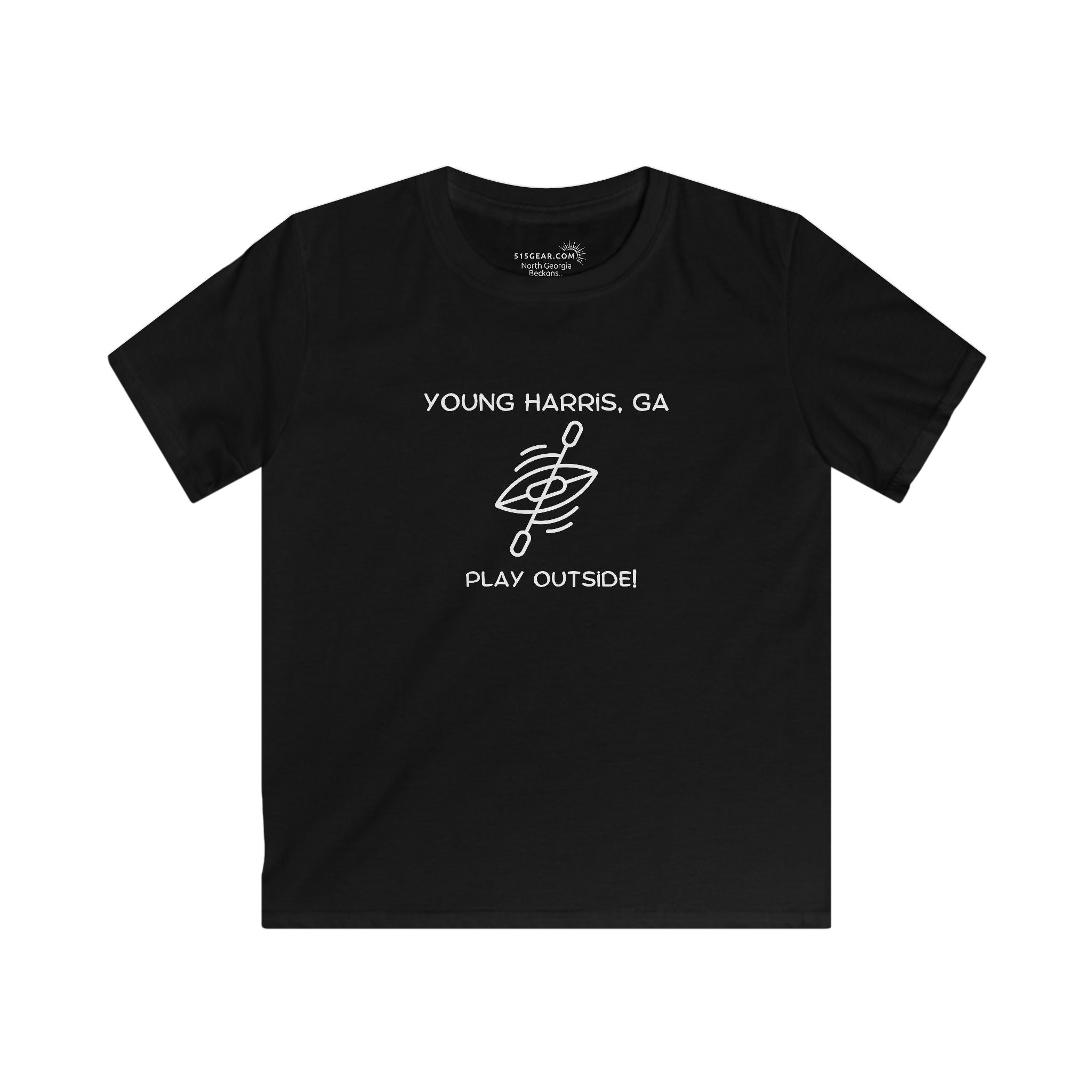 Kid’s T-Shirt, North GA Kayaking by 515Gear.com | Young Harris, GA | Play Outside!
