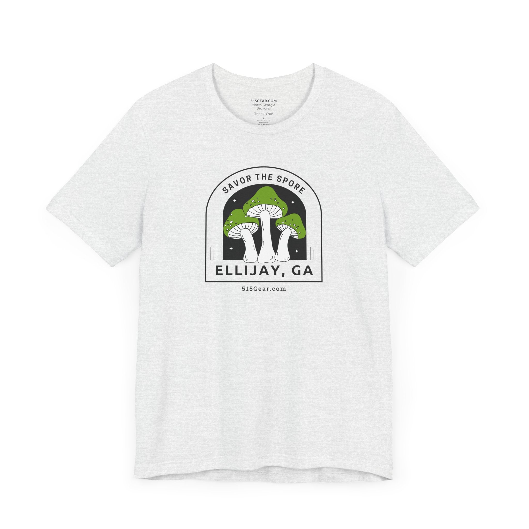 Unisex Adult T-shirt, by 515Gear.com | Ellijay, GA | Savor the Spore!