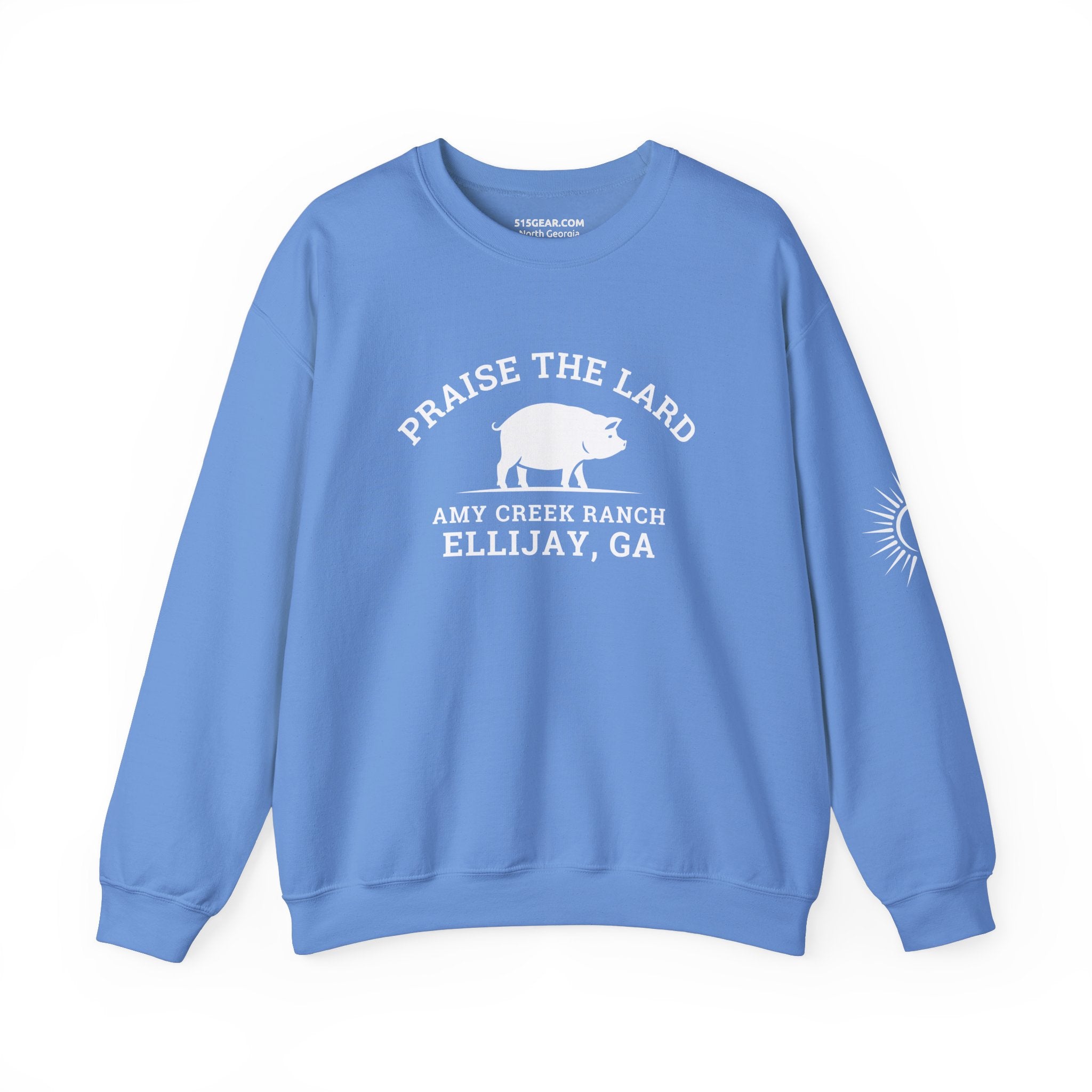 Sweatshirt, Praise the Lard Design, by 515Gear.com | Ellijay, GA | Amy Creek