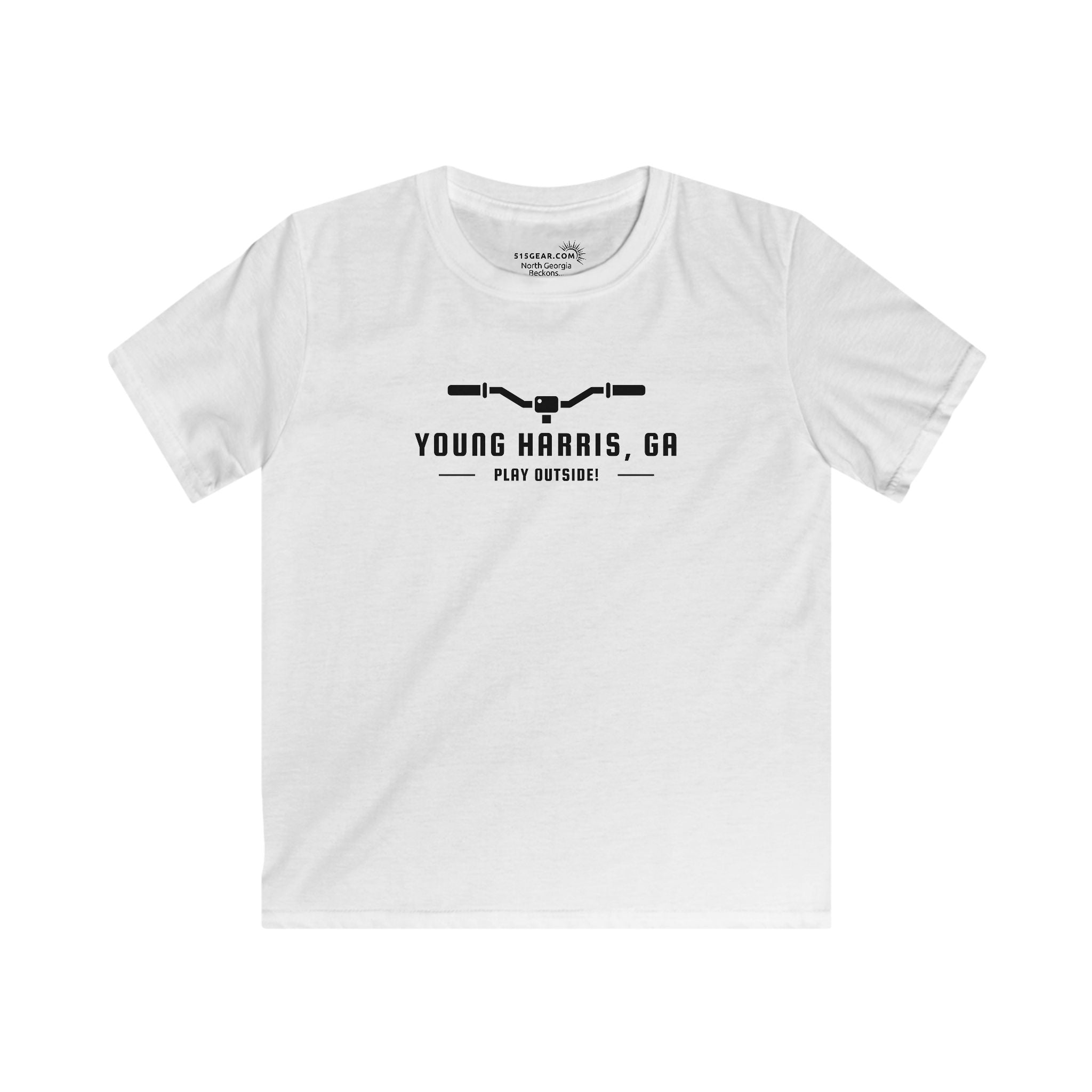 Kid’s T-Shirt, North GA biking, by 515Gear.com | Young Harris, GA | Play Outside!
