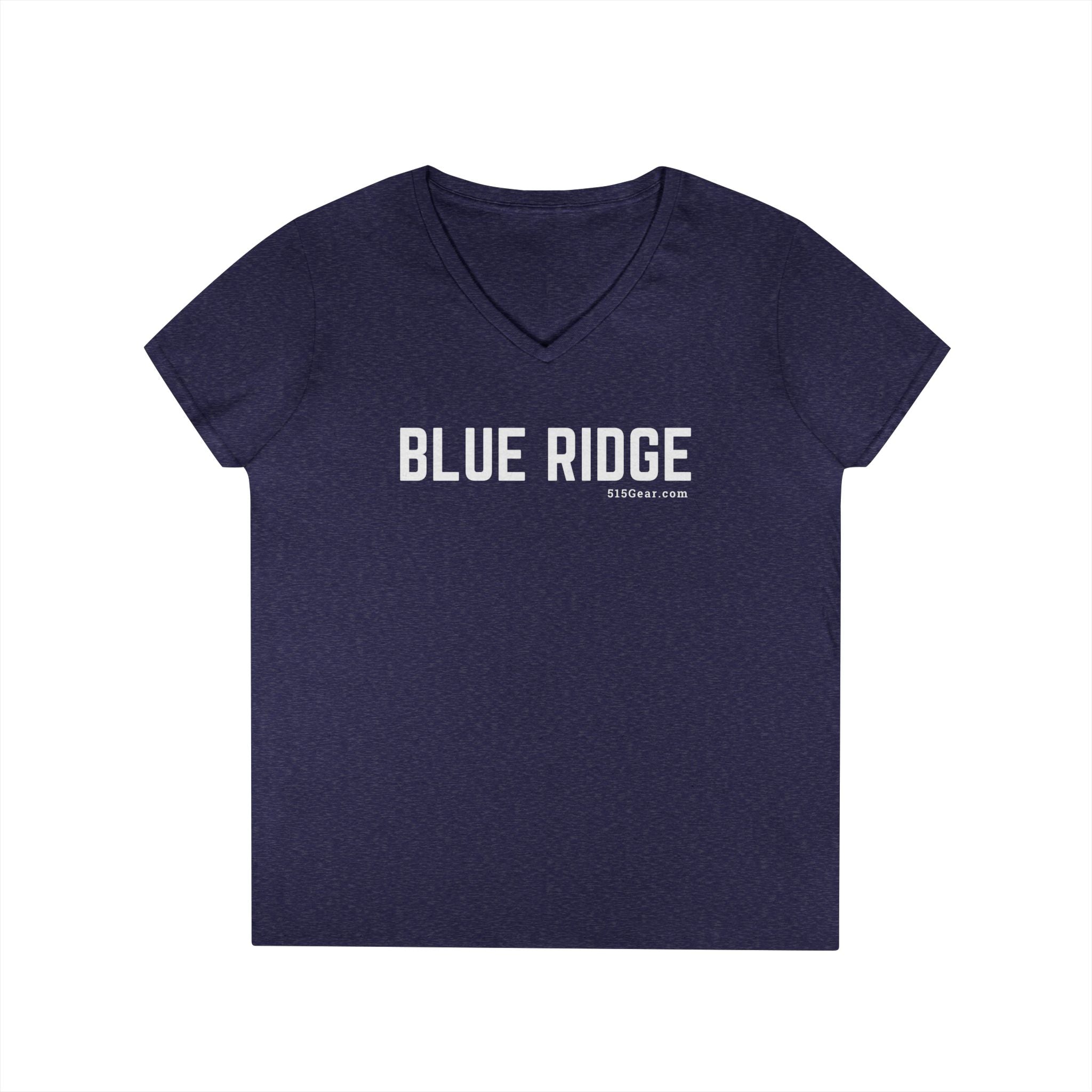 Women’s V-Neck T-shirt, by 515Gear.com | Blue Ridge, GA | Classic cotton, semi-fitted t-shirt