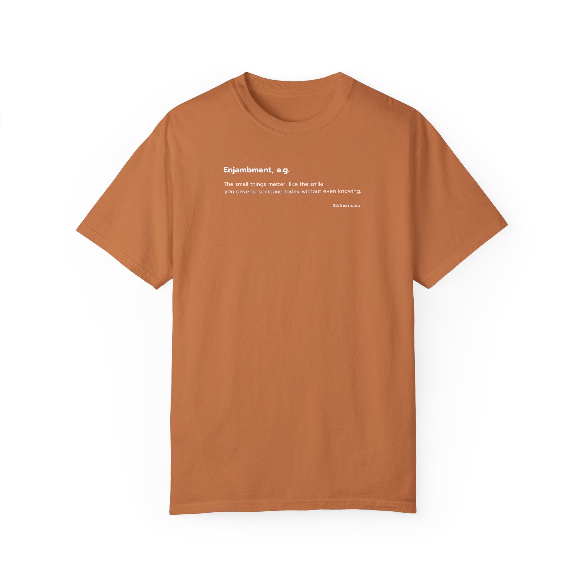 unisex adult t-shirt, word play | 515Gear.com | the small things matter