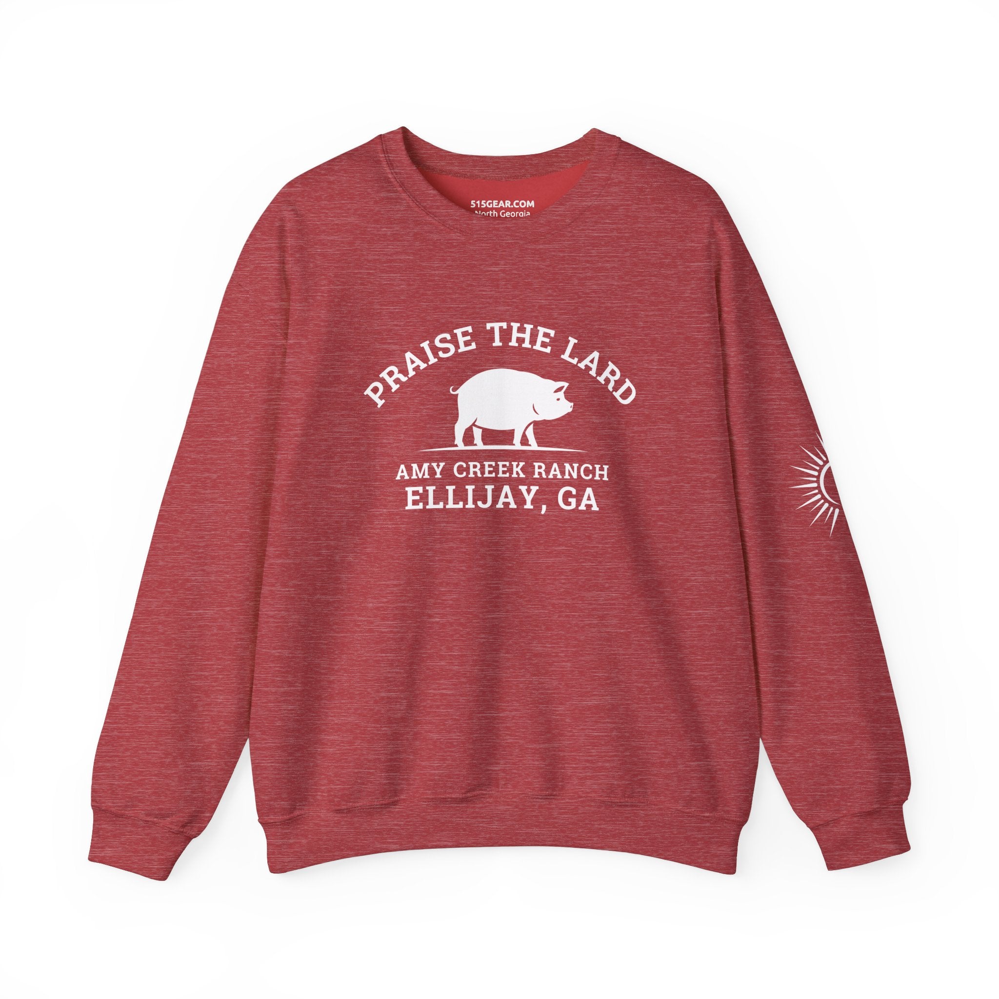 Sweatshirt, Praise the Lard Design, by 515Gear.com | Ellijay, GA | Amy Creek