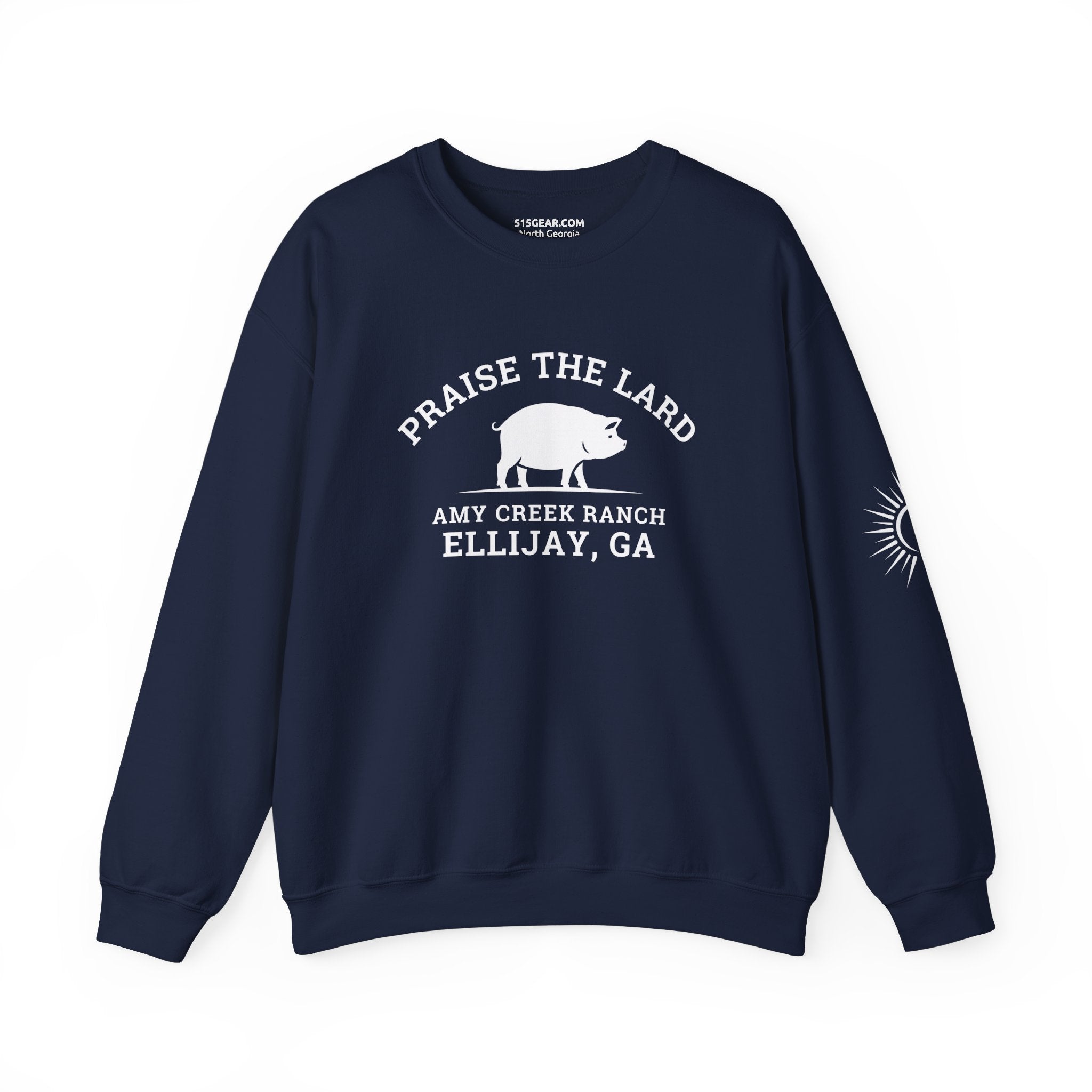 Sweatshirt, Praise the Lard Design, by 515Gear.com | Ellijay, GA | Amy Creek