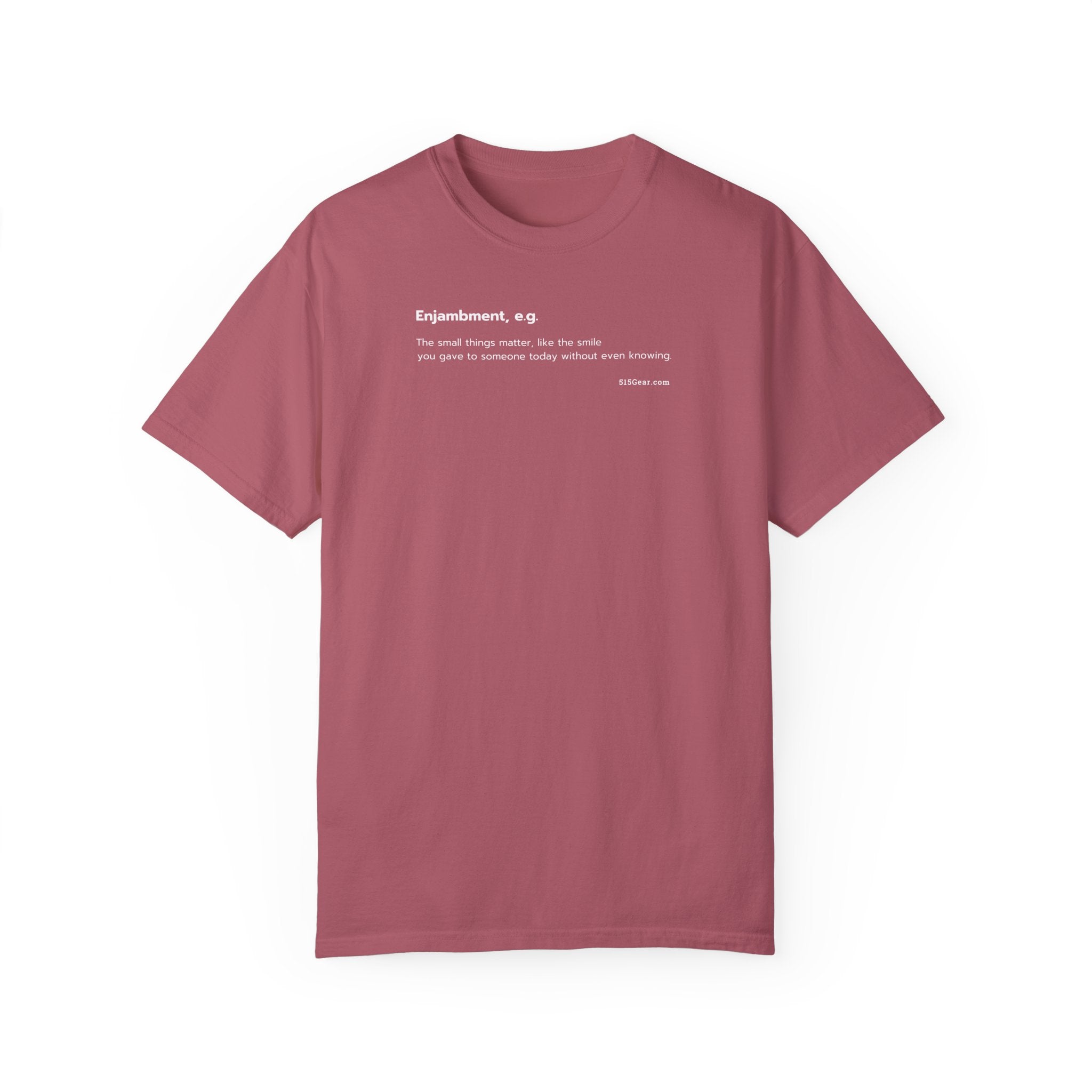 unisex adult t-shirt, word play | 515Gear.com | the small things matter