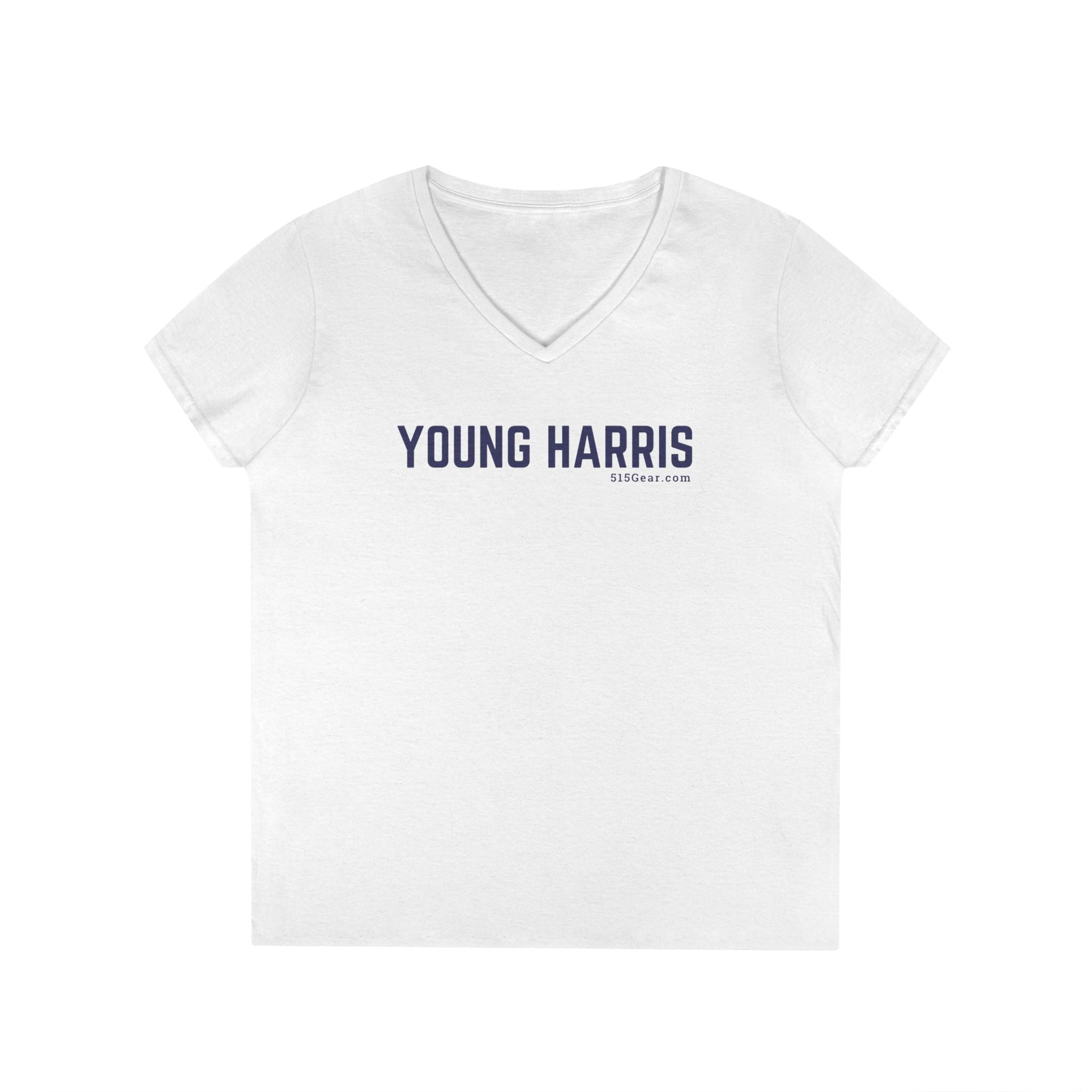 Women’s V-Neck T-shirt, by 515Gear.com | Young Harris, GA | Classic cotton, semi-fitted t-shirt