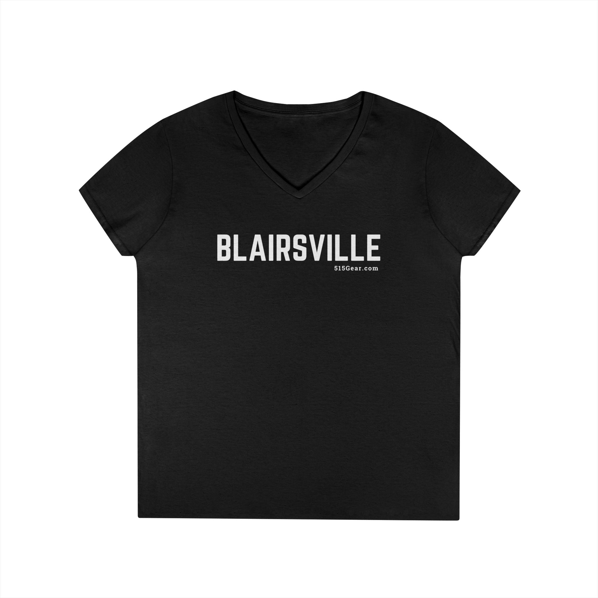 Women’s V-Neck T-shirt, by 515Gear.com | Blairsville, GA | Classic cotton, semi-fitted t-shirt