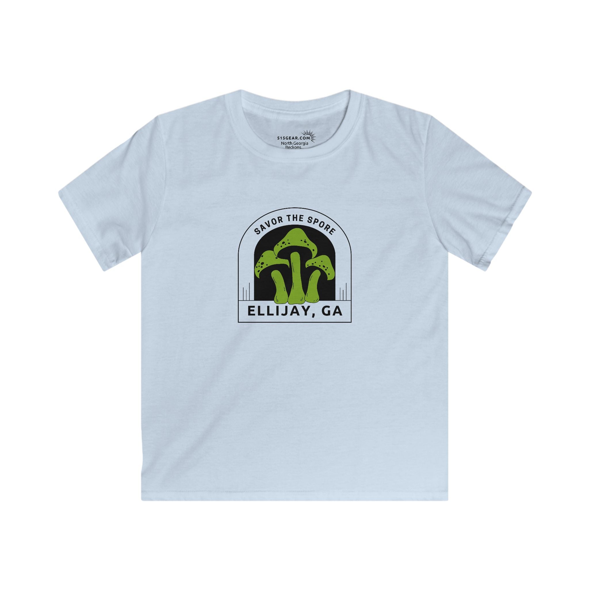 Kid’s T-Shirt, Savor the Spore by 515Gear.com | Ellijay, GA | Have good morels!