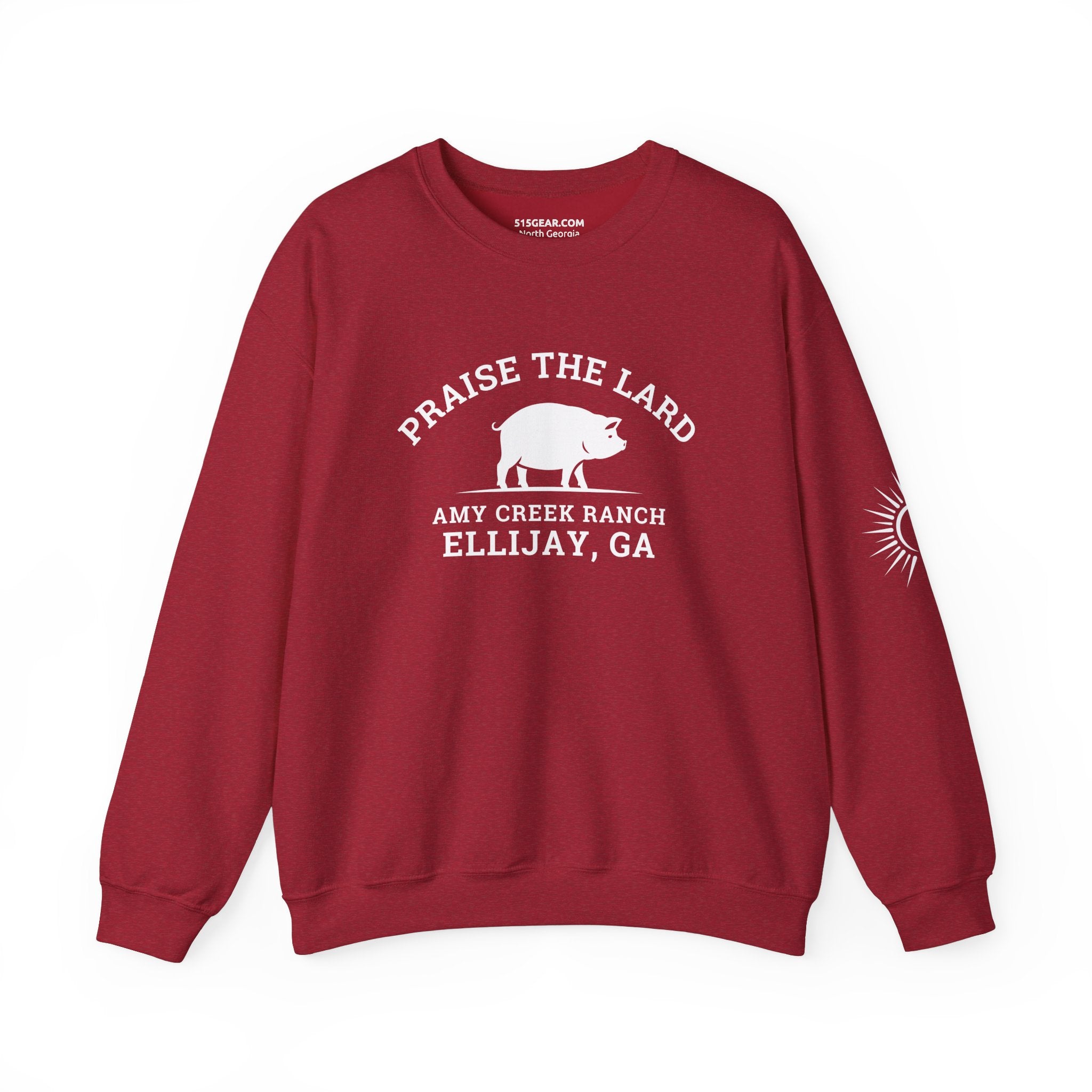 Sweatshirt, Praise the Lard Design, by 515Gear.com | Ellijay, GA | Amy Creek