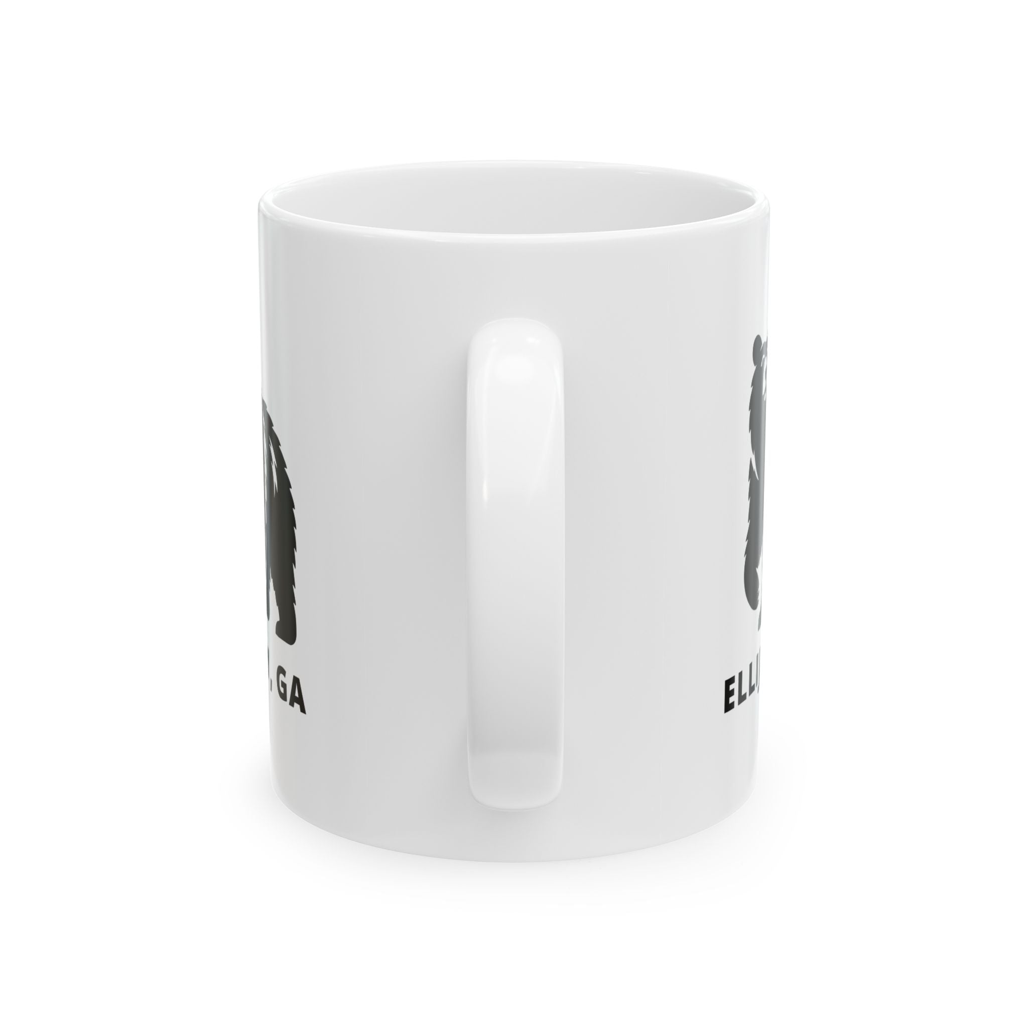 North Georgia Mountains, Ellijay Coffee Mug – Black Bear Collection (11oz, 15oz)