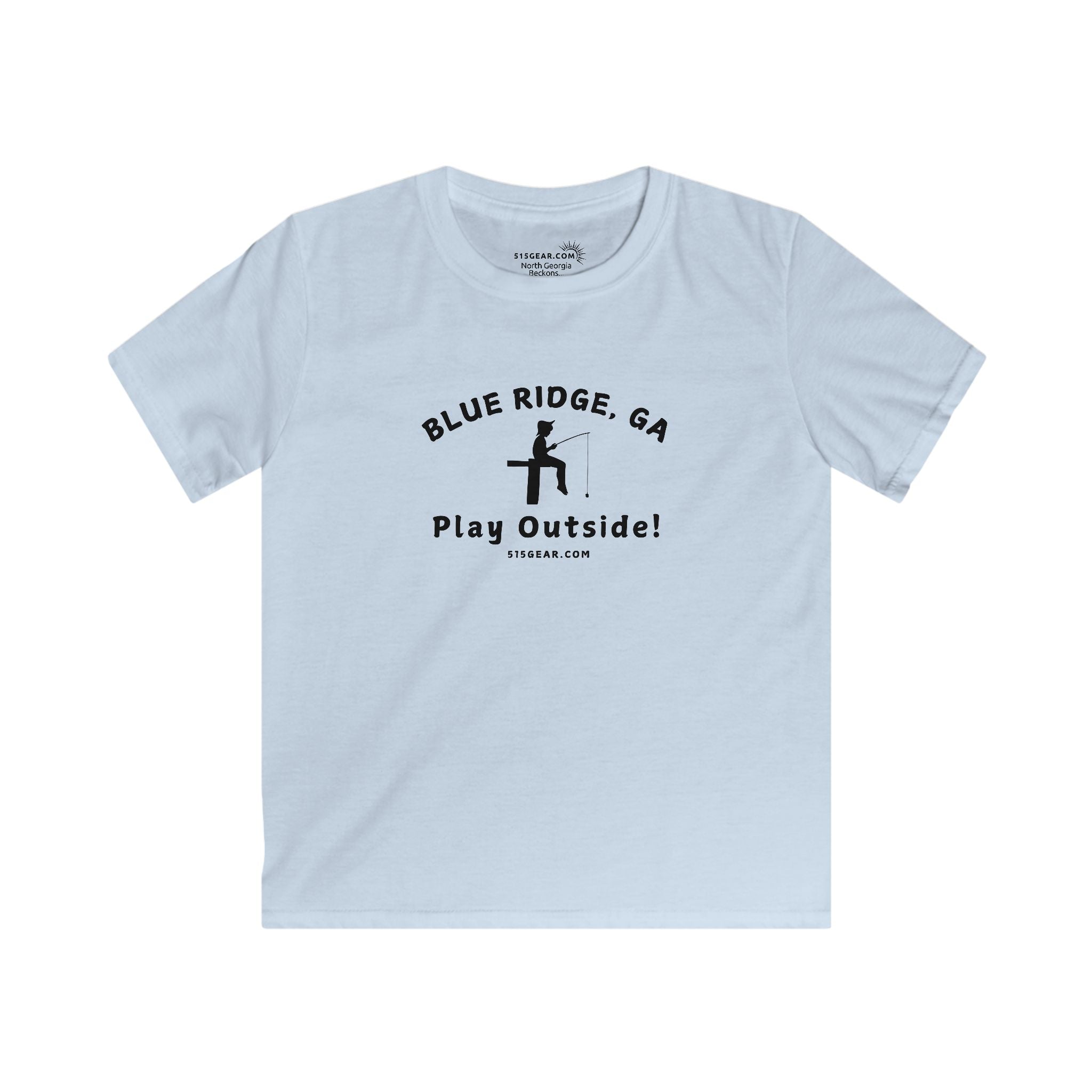 Kid’s T-Shirt, North GA Fishing Adventure by 515Gear.com | Blue Ridge, GA | Play Outside!