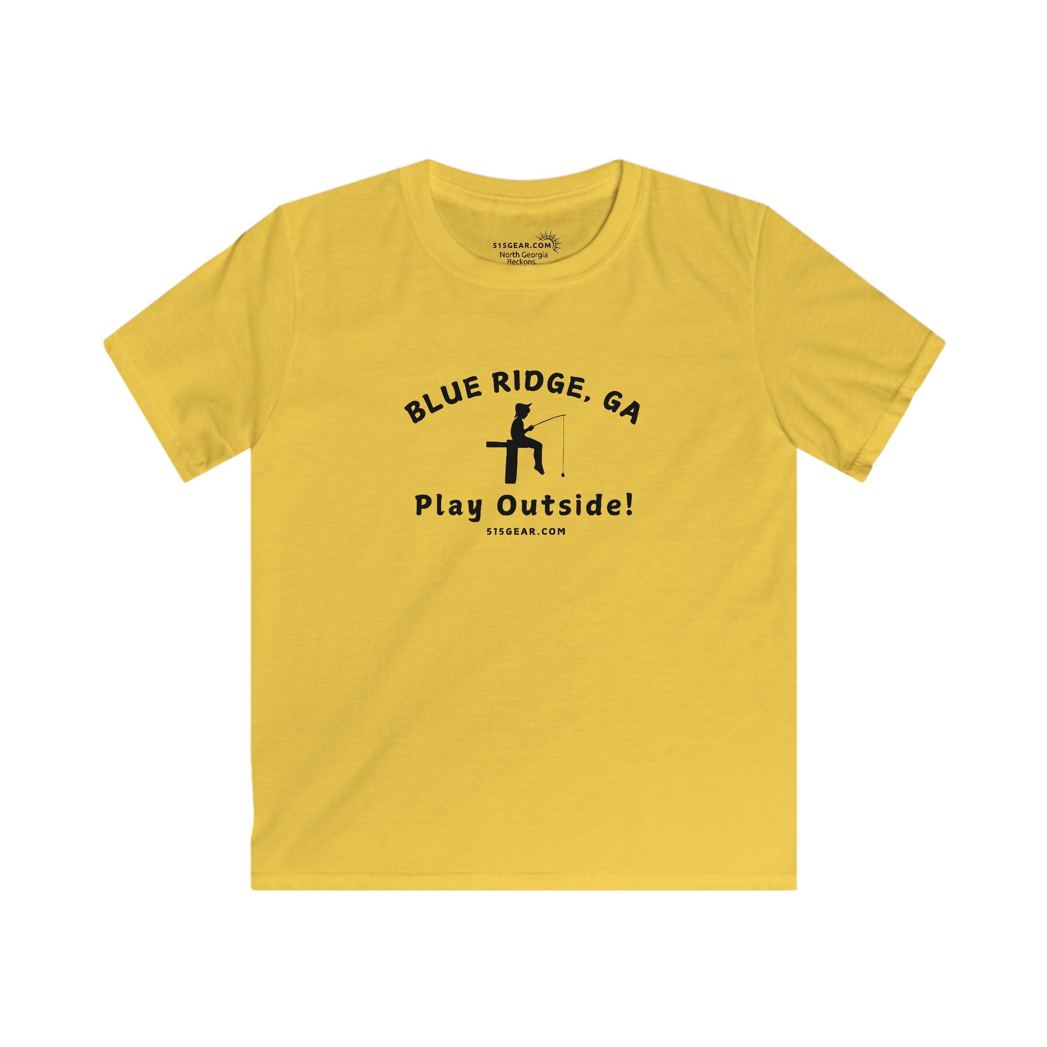 Kid’s T-Shirt, North GA Fishing Adventure by 515Gear.com | Blue Ridge, GA | Play Outside!