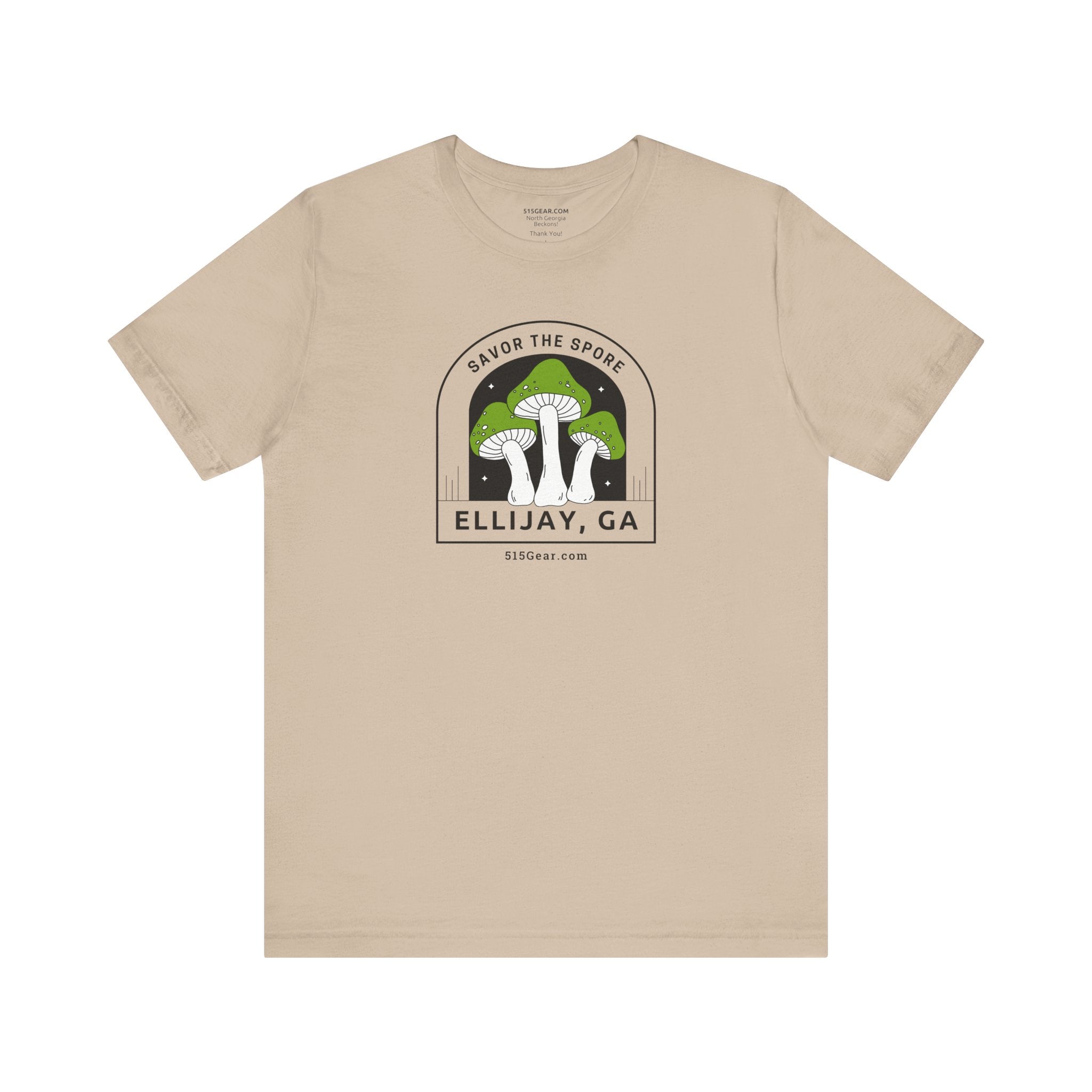 Unisex Adult T-shirt, by 515Gear.com | Ellijay, GA | Savor the Spore!