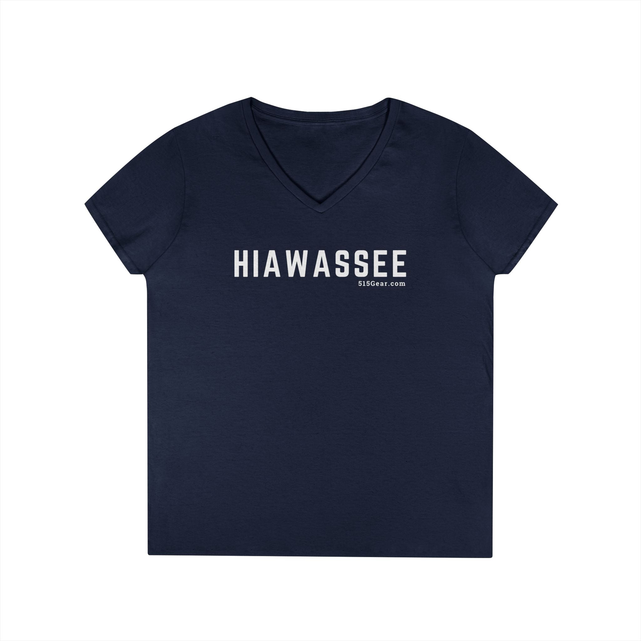 Women’s V-Neck T-shirt, by 515Gear.com | Hiawassee, GA | Classic cotton, semi-fitted t-shirt