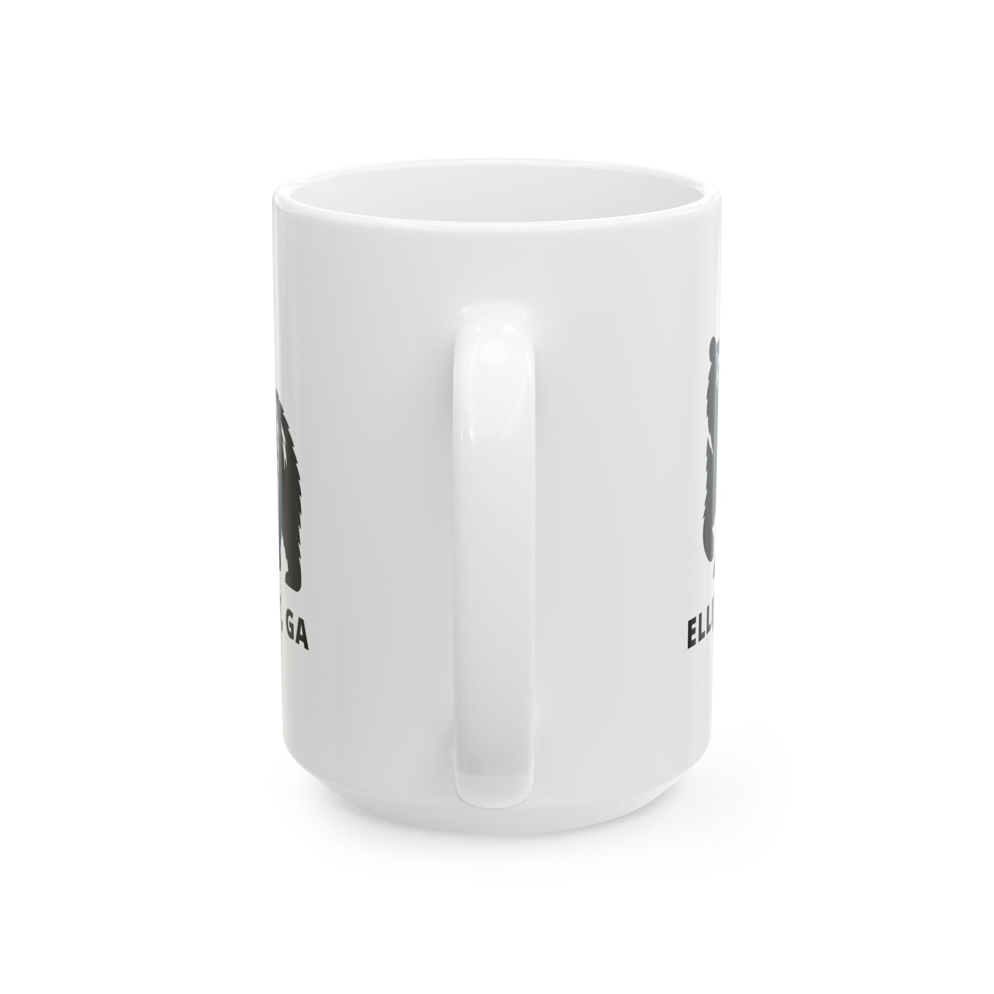 North Georgia Mountains, Ellijay Coffee Mug – Black Bear Collection (11oz, 15oz)