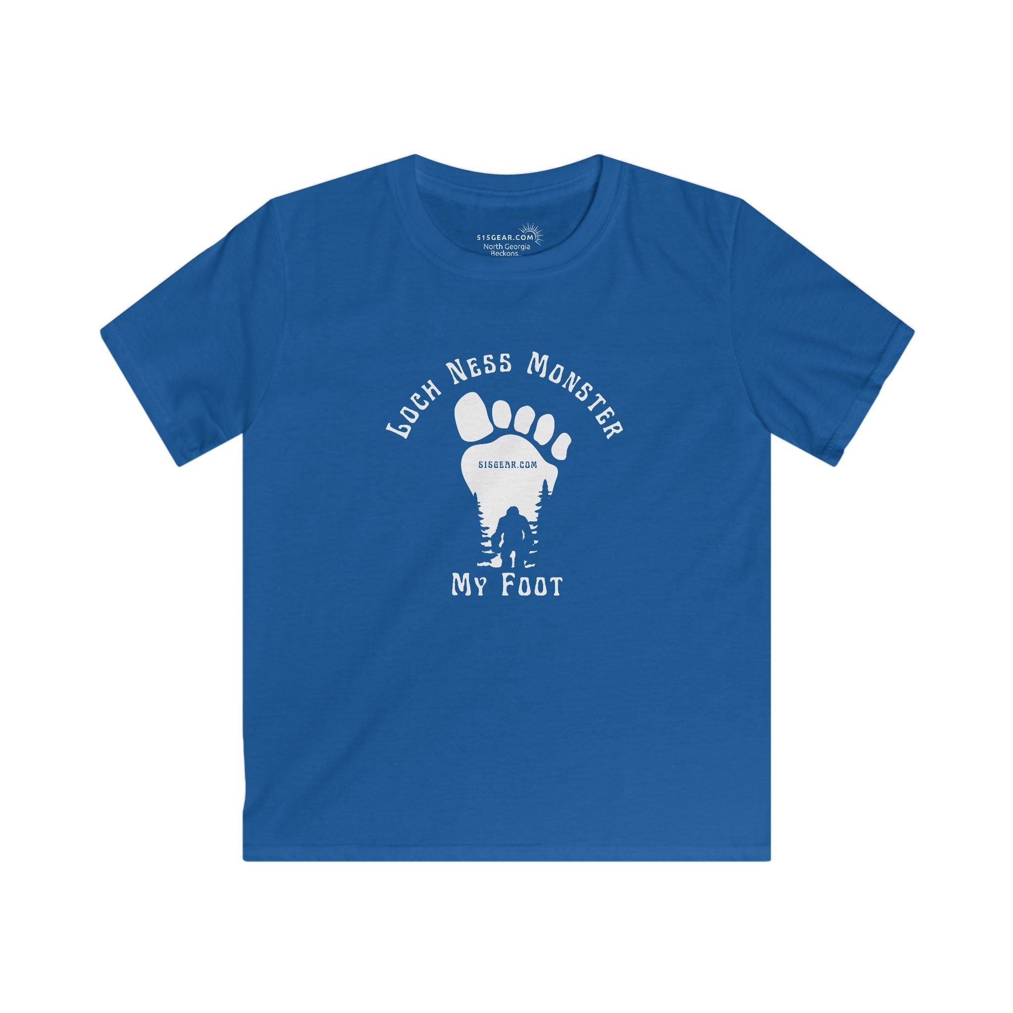 Bigfoot “Loch Ness Monster My Foot” Kids’ T-Shirt