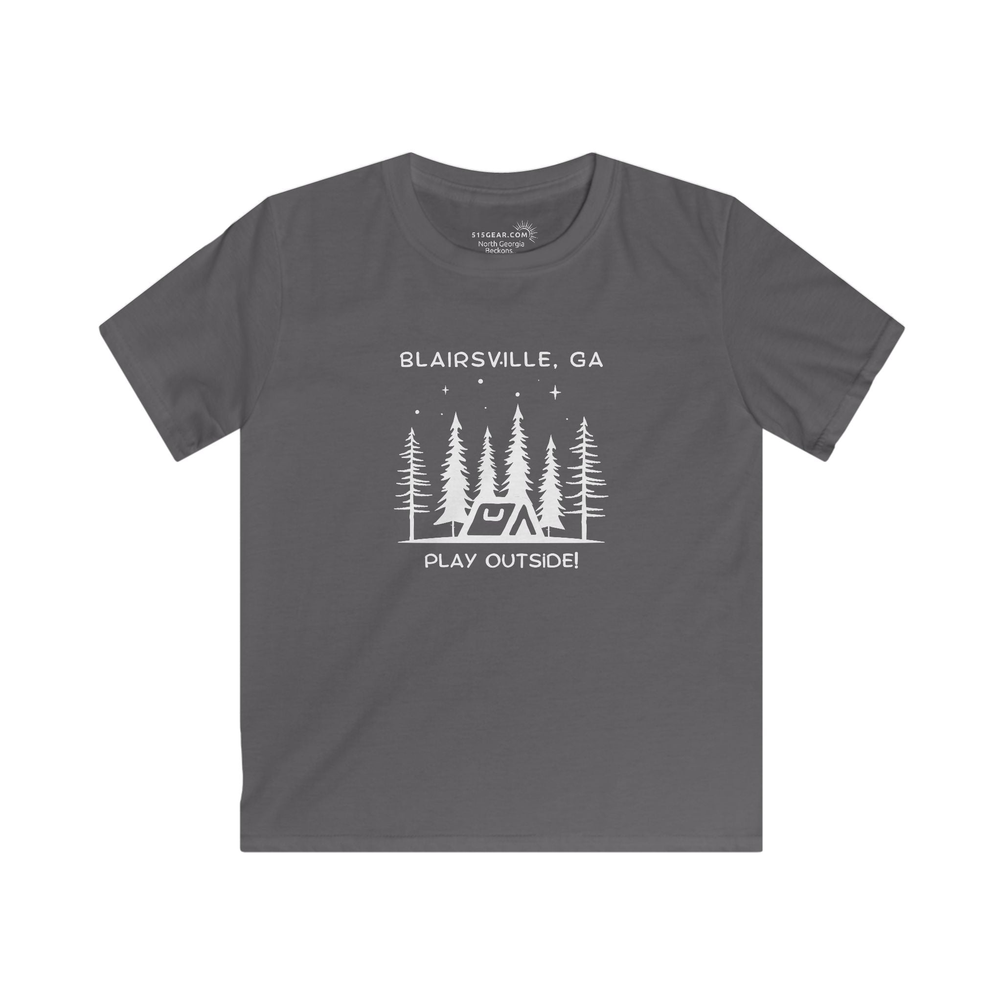Kid’s T-Shirt, North GA Camping, by 515Gear.com | Blairsville, GA | Play Outside!