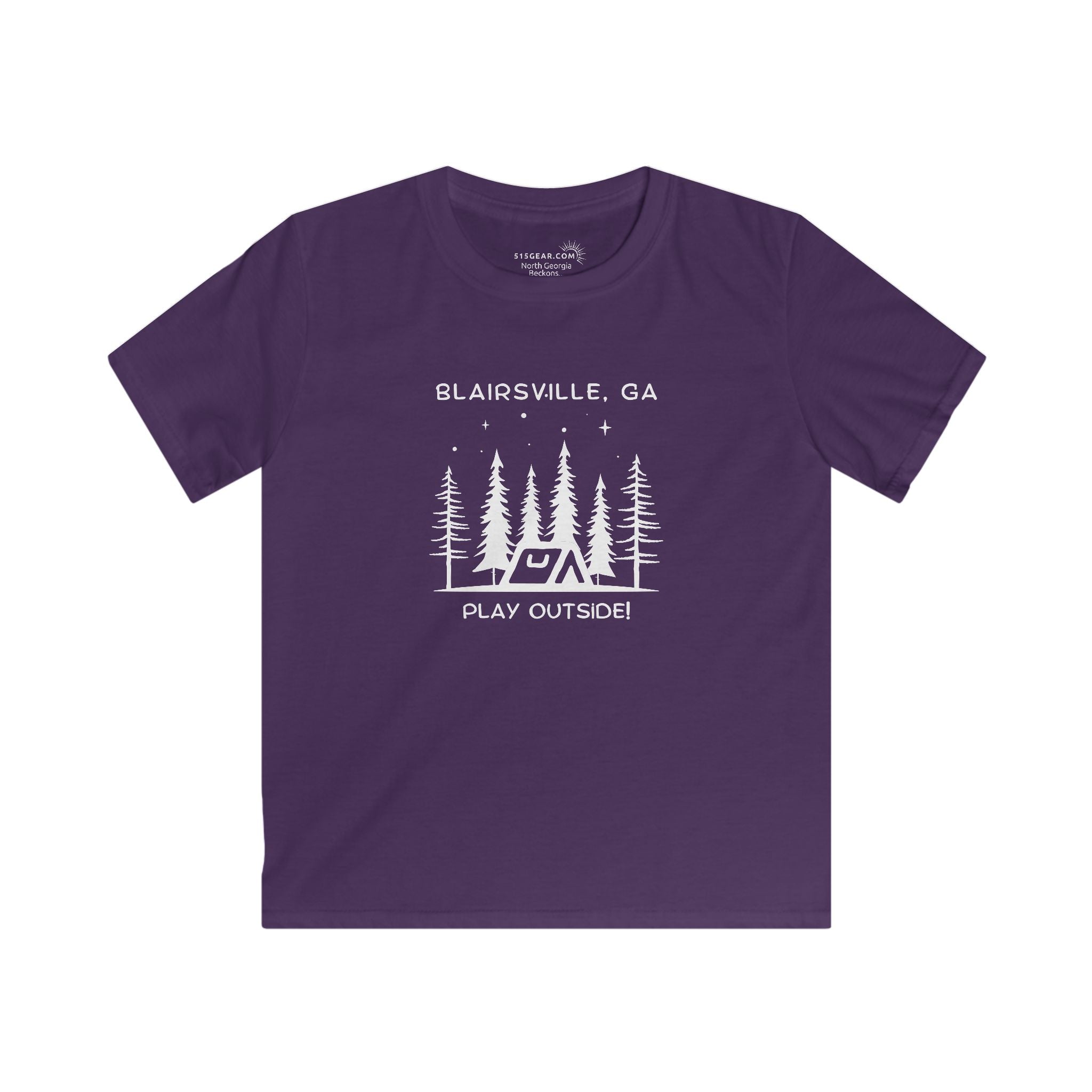 Kid’s T-Shirt, North GA Camping, by 515Gear.com | Blairsville, GA | Play Outside!