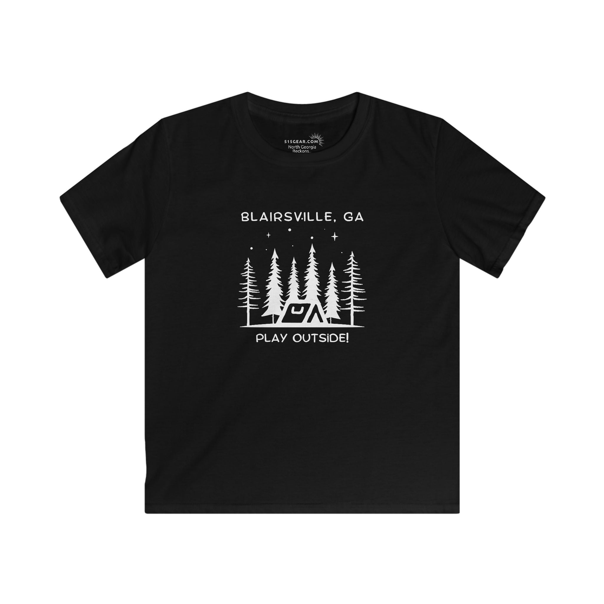 Kid’s T-Shirt, North GA Camping, by 515Gear.com | Blairsville, GA | Play Outside!