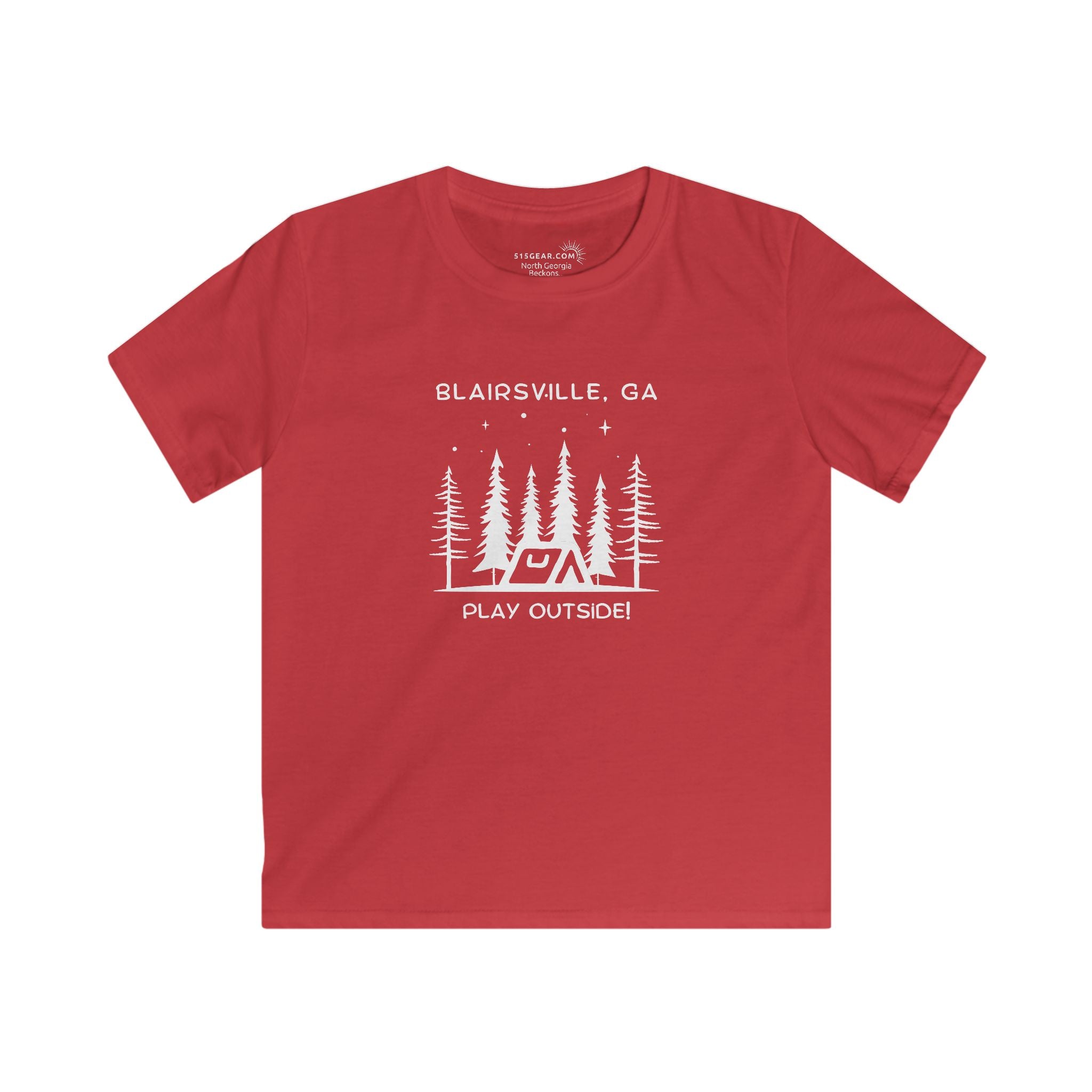 Kid’s T-Shirt, North GA Camping, by 515Gear.com | Blairsville, GA | Play Outside!