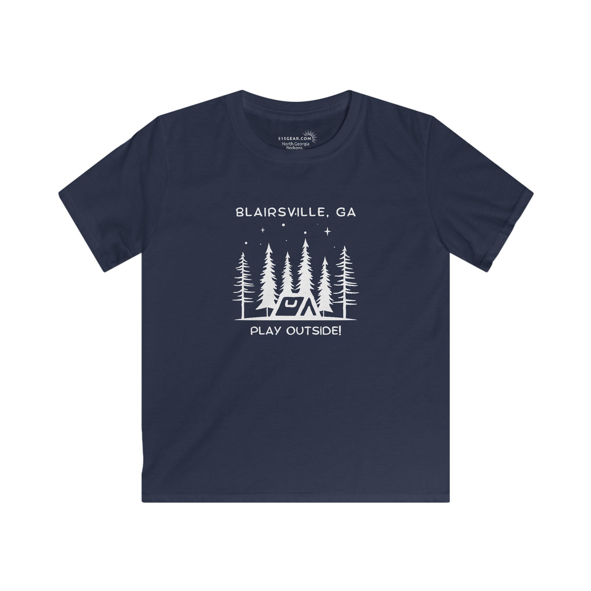 Kid’s T-Shirt, North GA Camping, by 515Gear.com | Blairsville, GA | Play Outside!