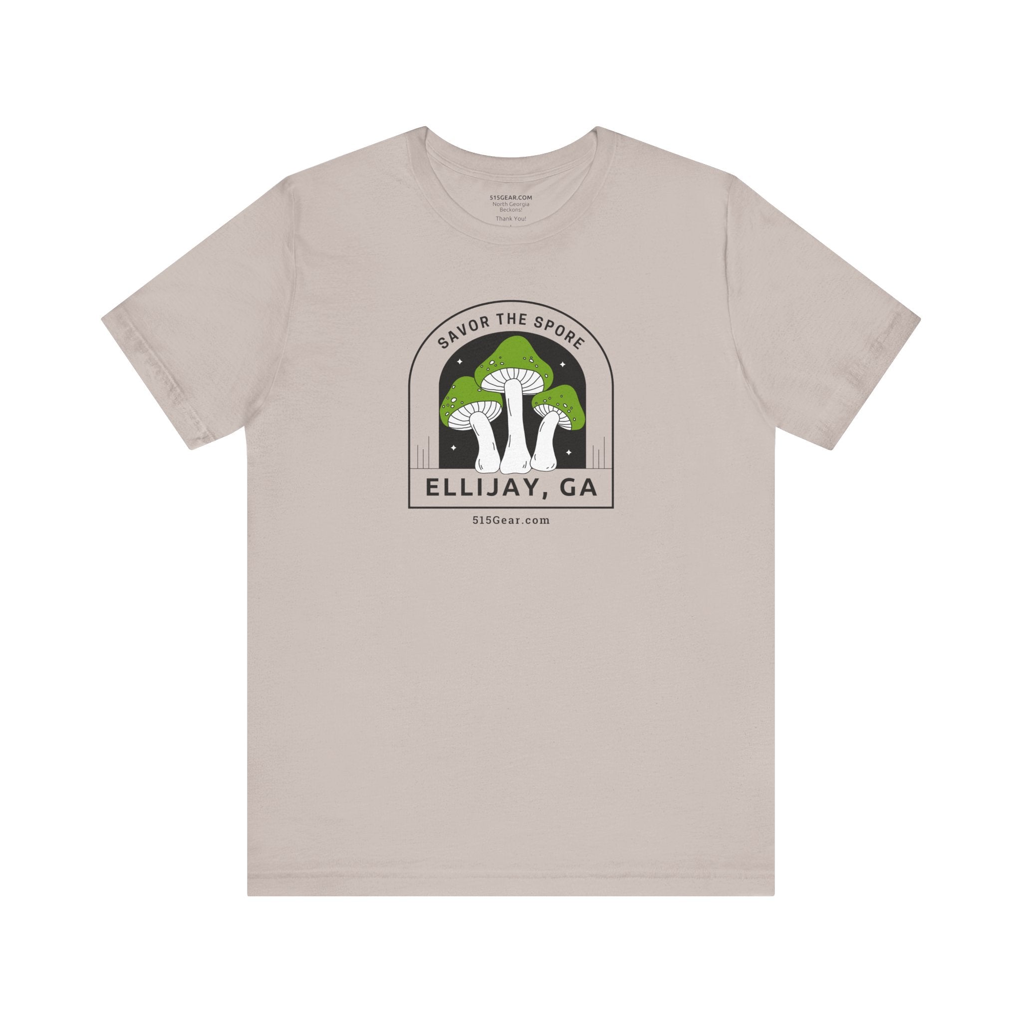 Unisex Adult T-shirt, by 515Gear.com | Ellijay, GA | Savor the Spore!
