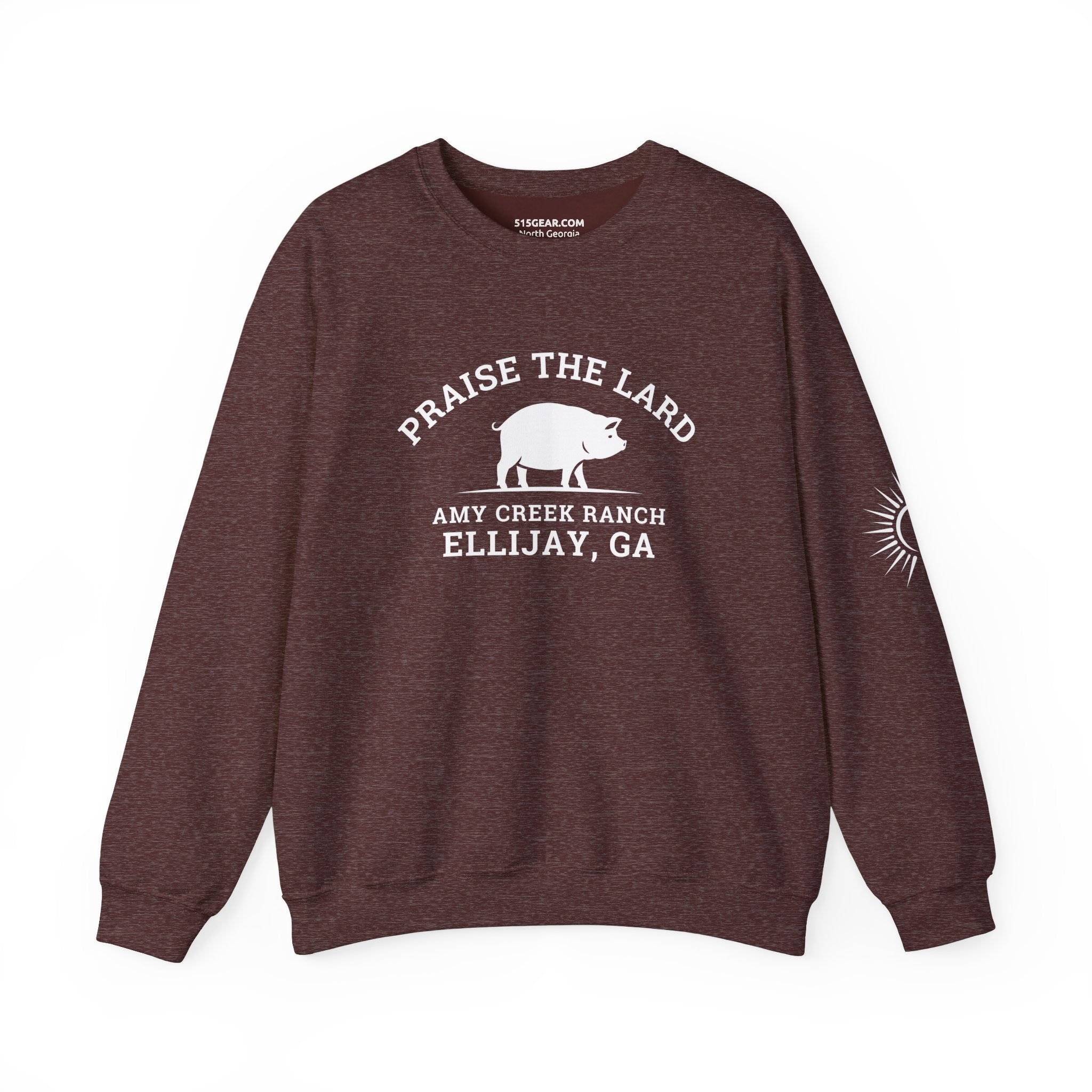 Sweatshirt, Praise the Lard Design, by 515Gear.com | Ellijay, GA | Amy Creek