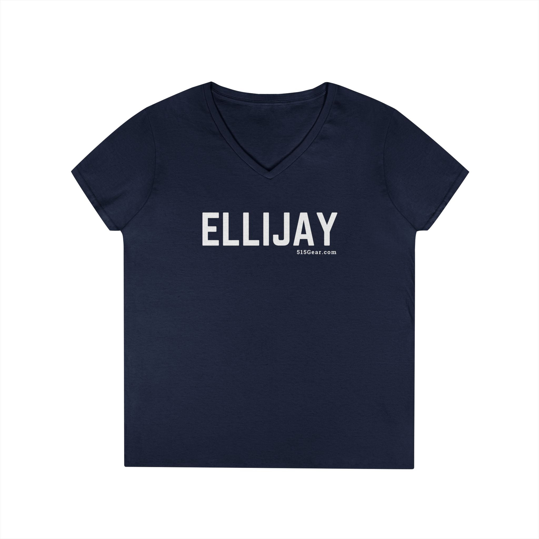 Women’s V-Neck T-shirt, by 515Gear.com | Ellijay, GA | Classic cotton, semi-fitted t-shirt