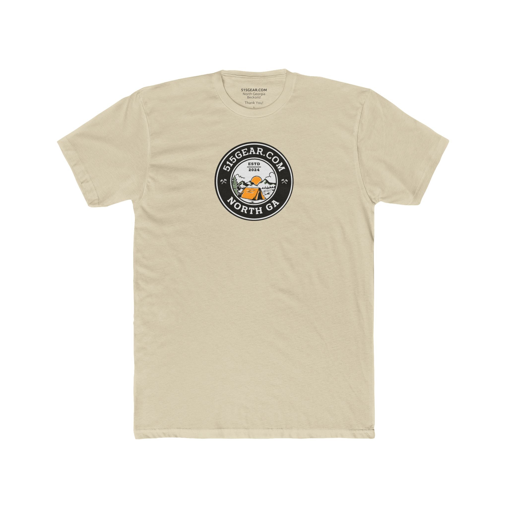 unisex adult T-shirt, Campsite graphic | 515Gear.com | Your North Georgia Adventure awaits!