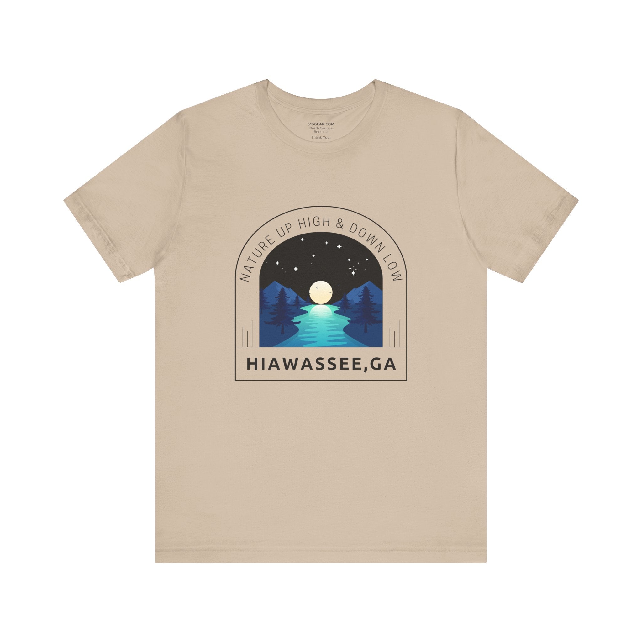Unisex Adult T-shirt, by 515Gear.com | Hiawassee, GA | Nature up High & Down Below!