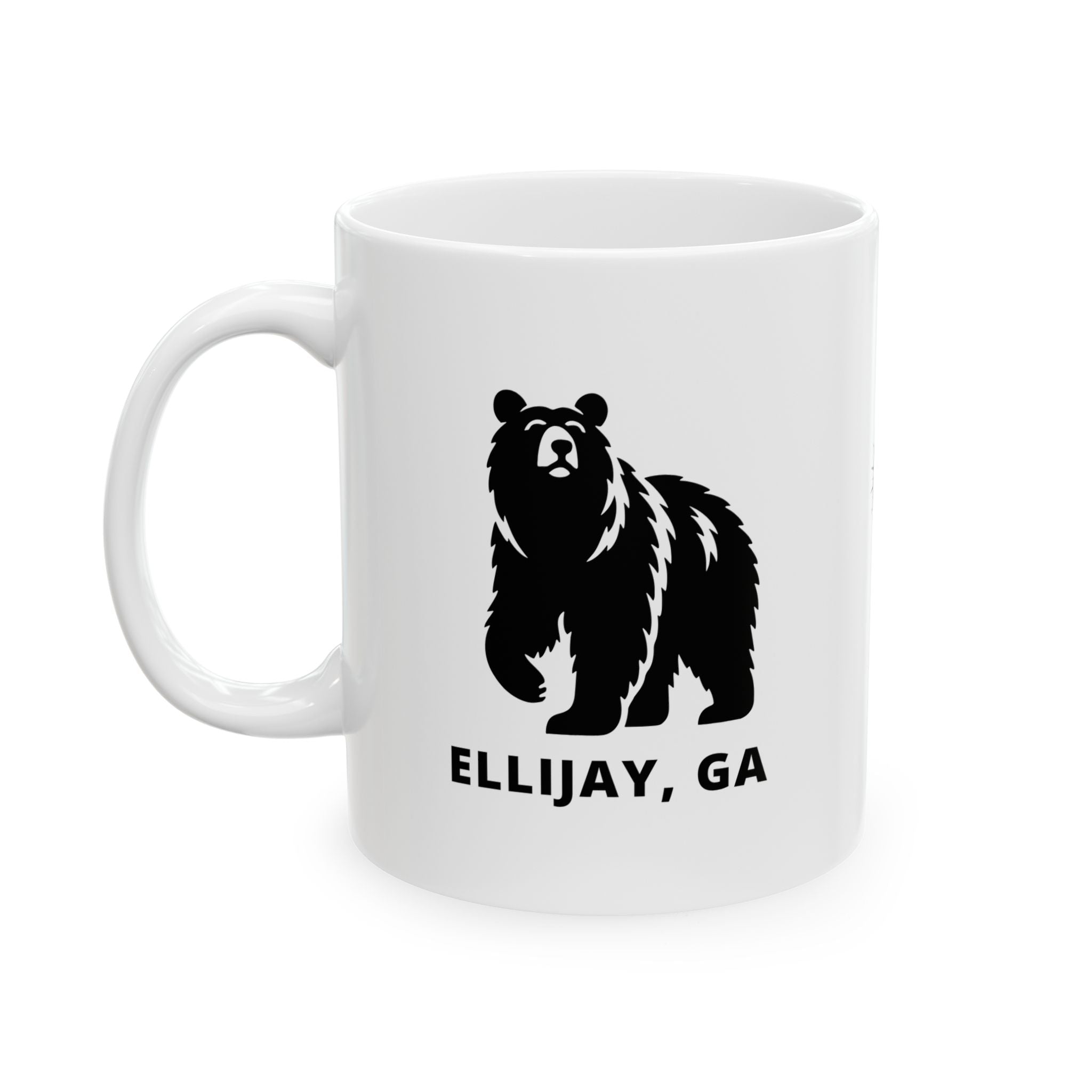 North Georgia Mountains, Ellijay Coffee Mug – Black Bear Collection (11oz, 15oz)