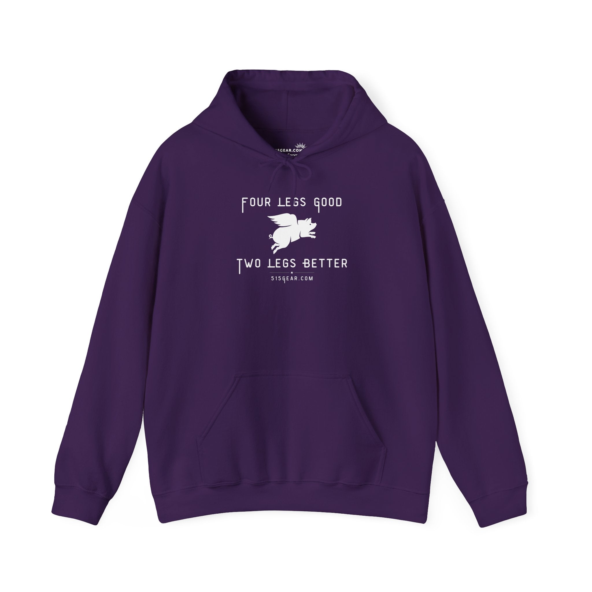 unisex adult hoodie, satirical reference for “Orwellian” lovers | 515Gear.com | anyone love Animal Farm?