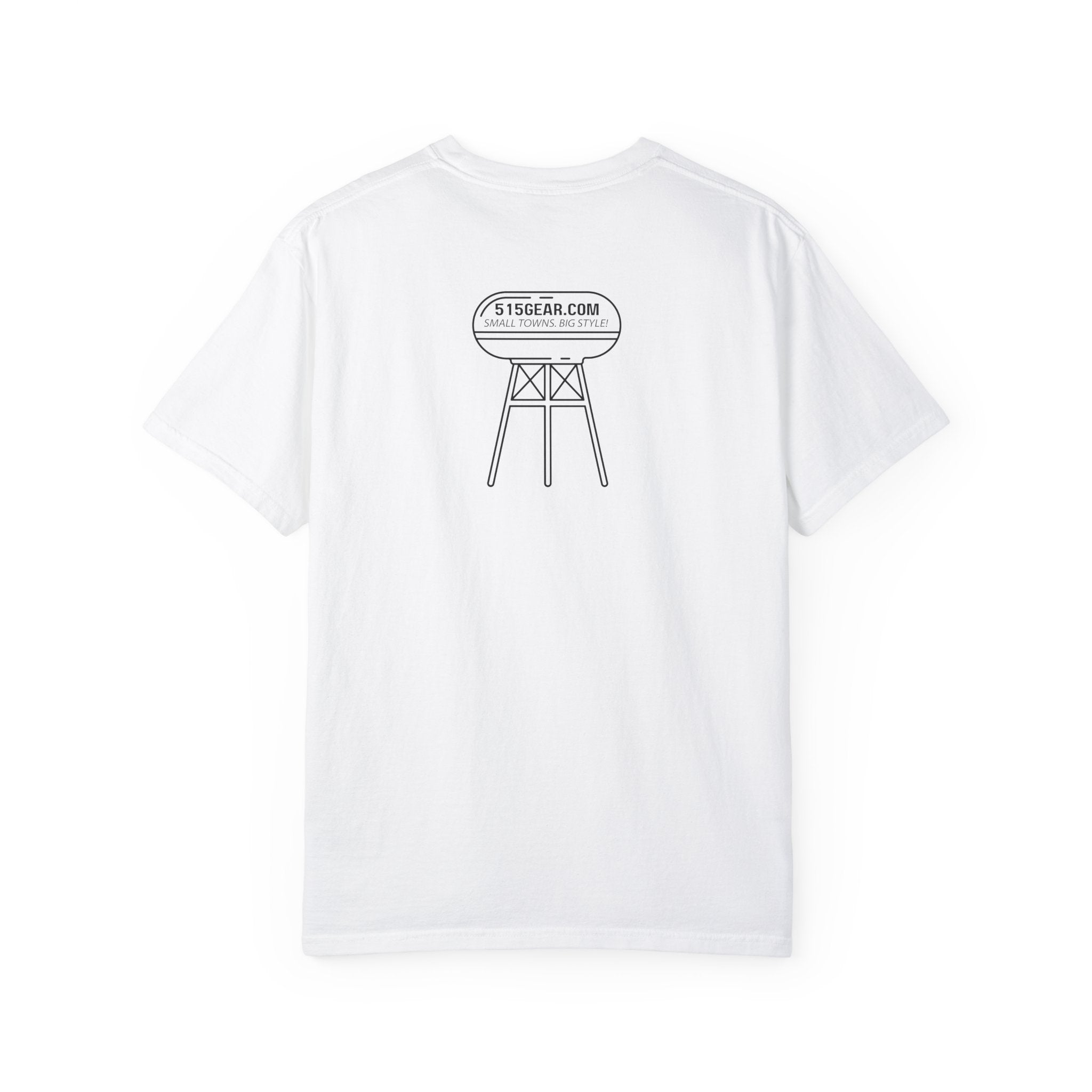 Jasper, GA "First Mountain City" Water Tower, Unisex Garment-Dyed adult T-shirt by 515Gear.com