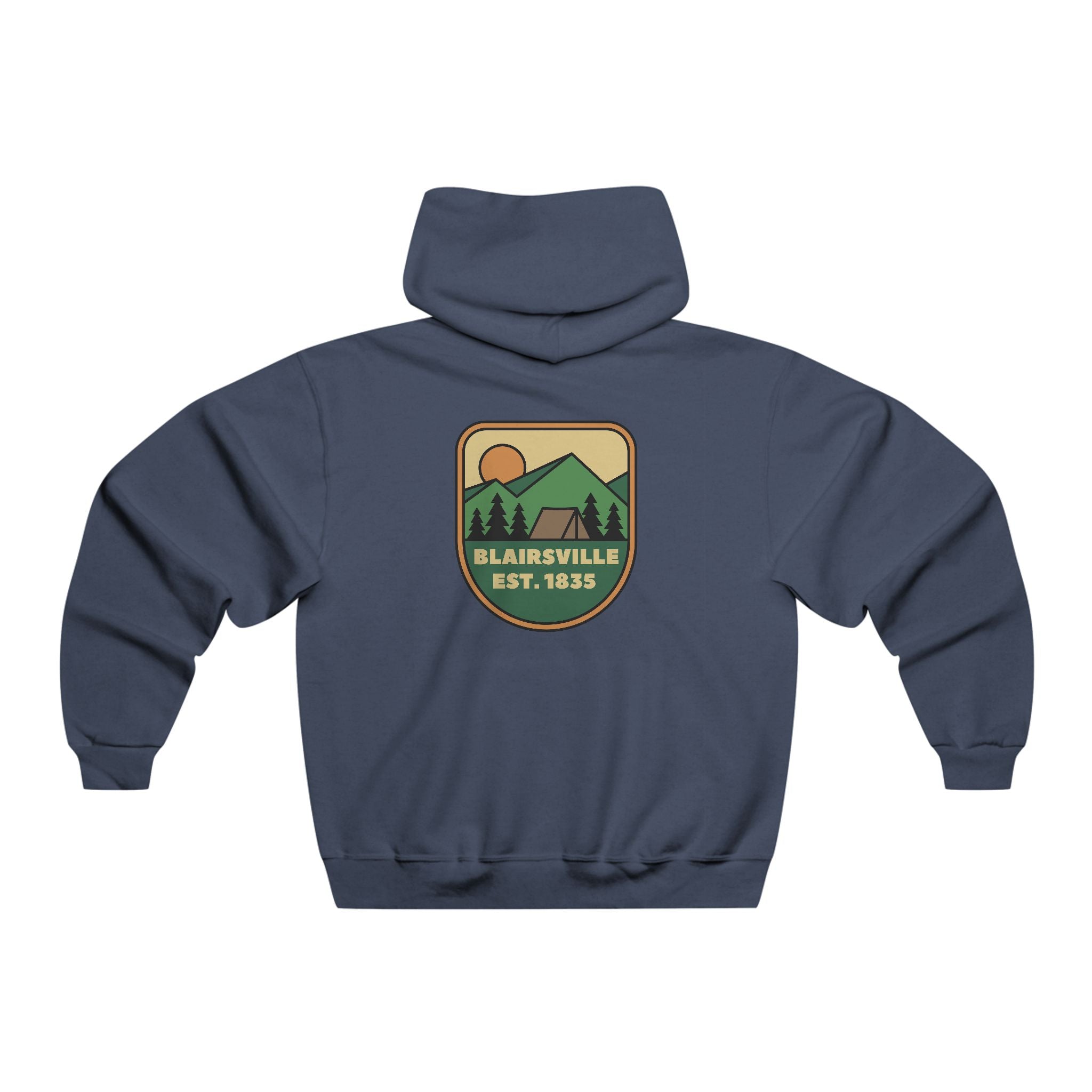 Adult Hoodies, Established 1833 by515Gear.com | Blairsville, GA | North GA Adventure Awaits!