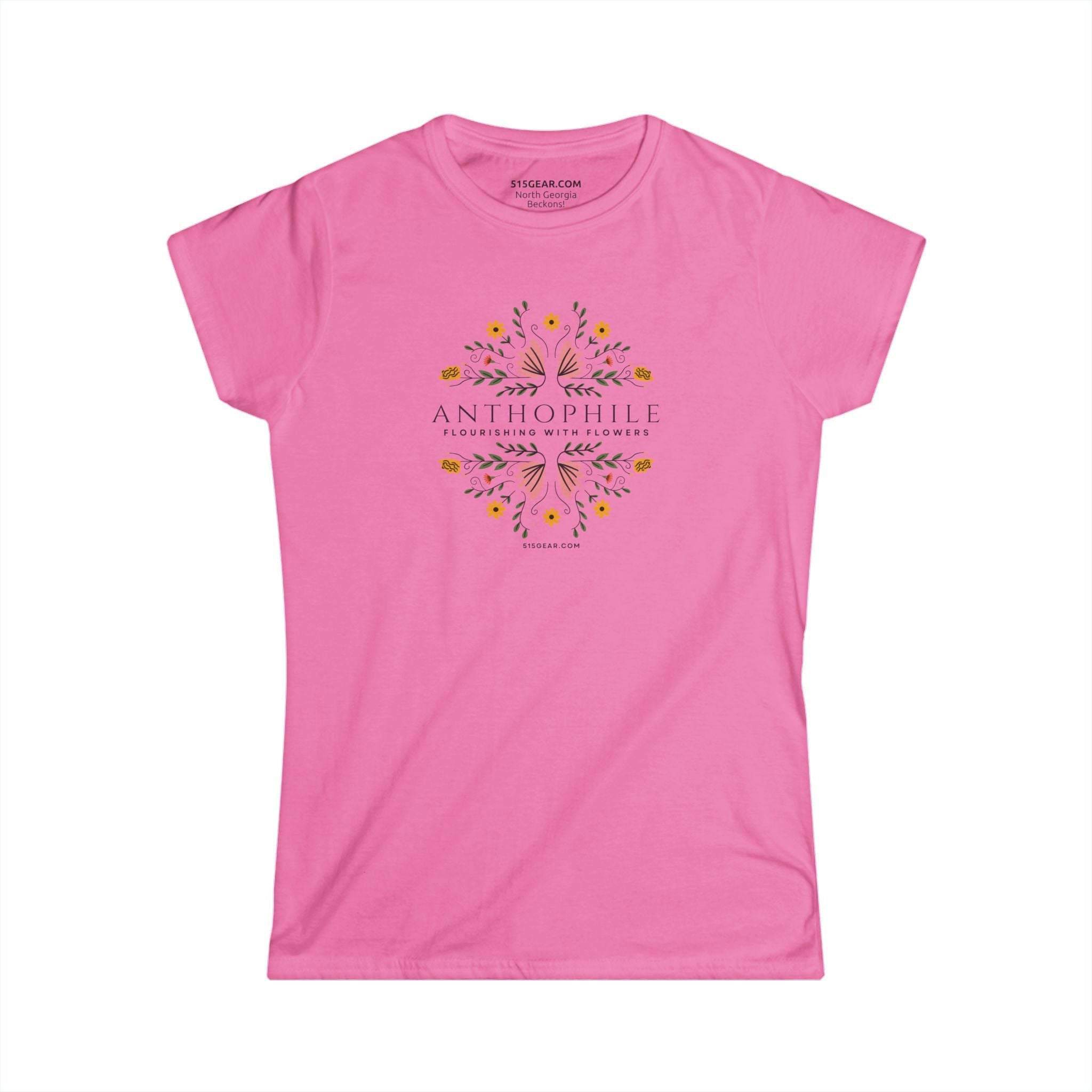 Women’s T-shirt, Anthophile meaning plant lovers | by 515Gear.com | Life is a garden