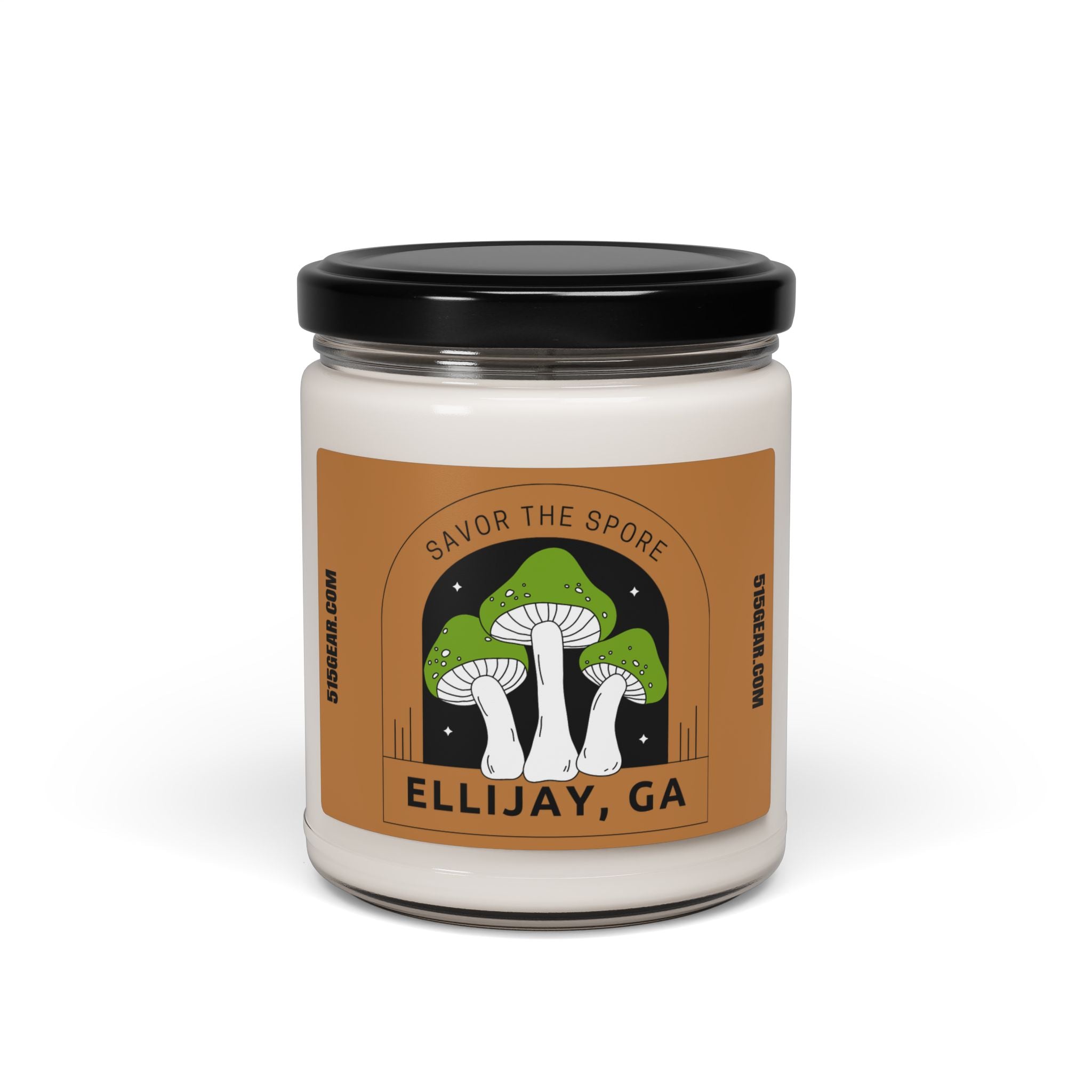 Soy Candle, Savor the Spore design, by 515Gear.com | Ellijay, GA | aromatherapy for you!