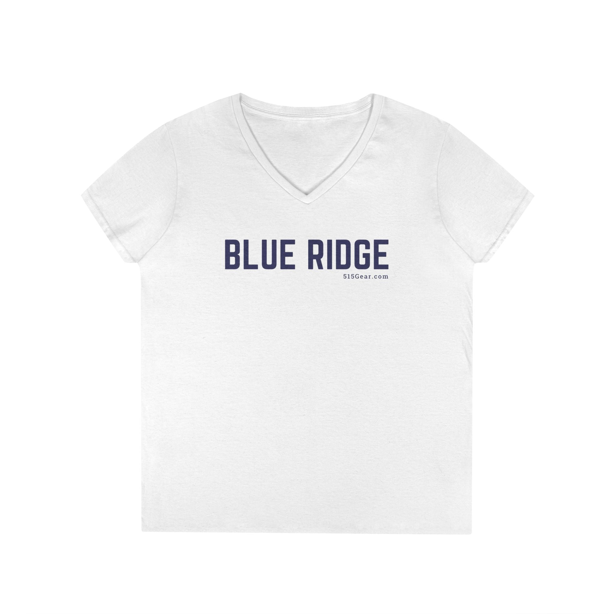 Women’s V-Neck T-shirt, by 515Gear.com | Blue Ridge, GA | Classic cotton, semi-fitted t-shirt
