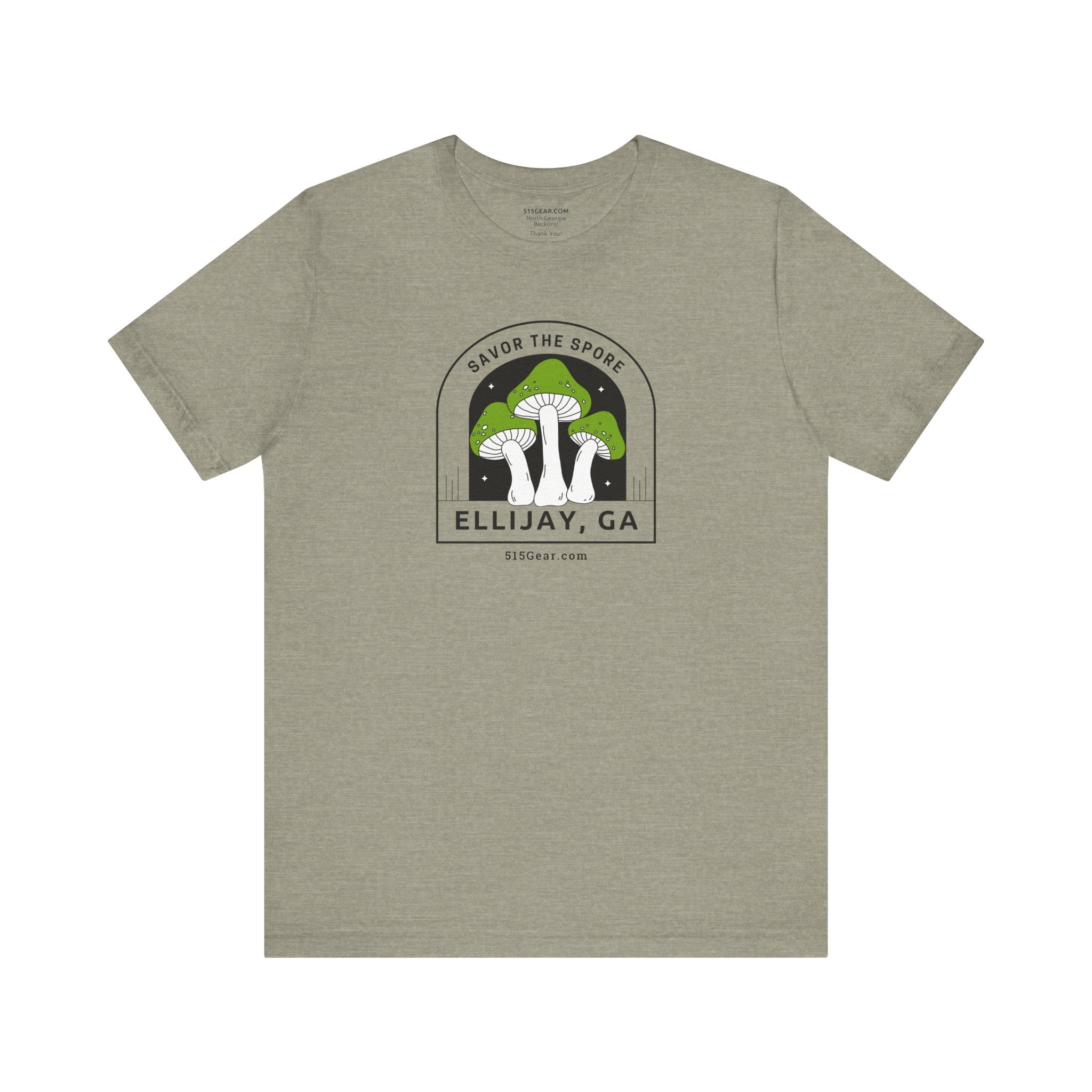 Unisex Adult T-shirt, by 515Gear.com | Ellijay, GA | Savor the Spore!