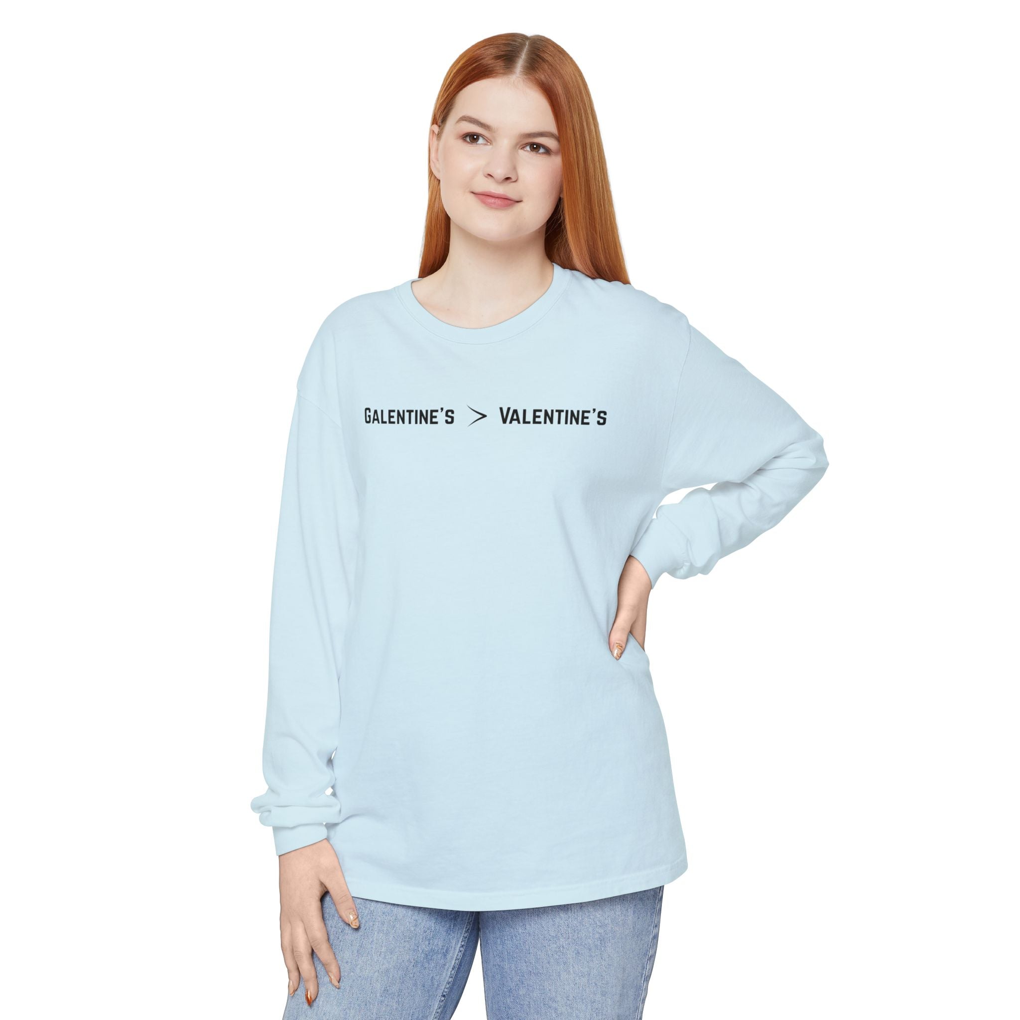 Galentine's > Valentine's Comfort Colors Long Sleeve T-Shirt