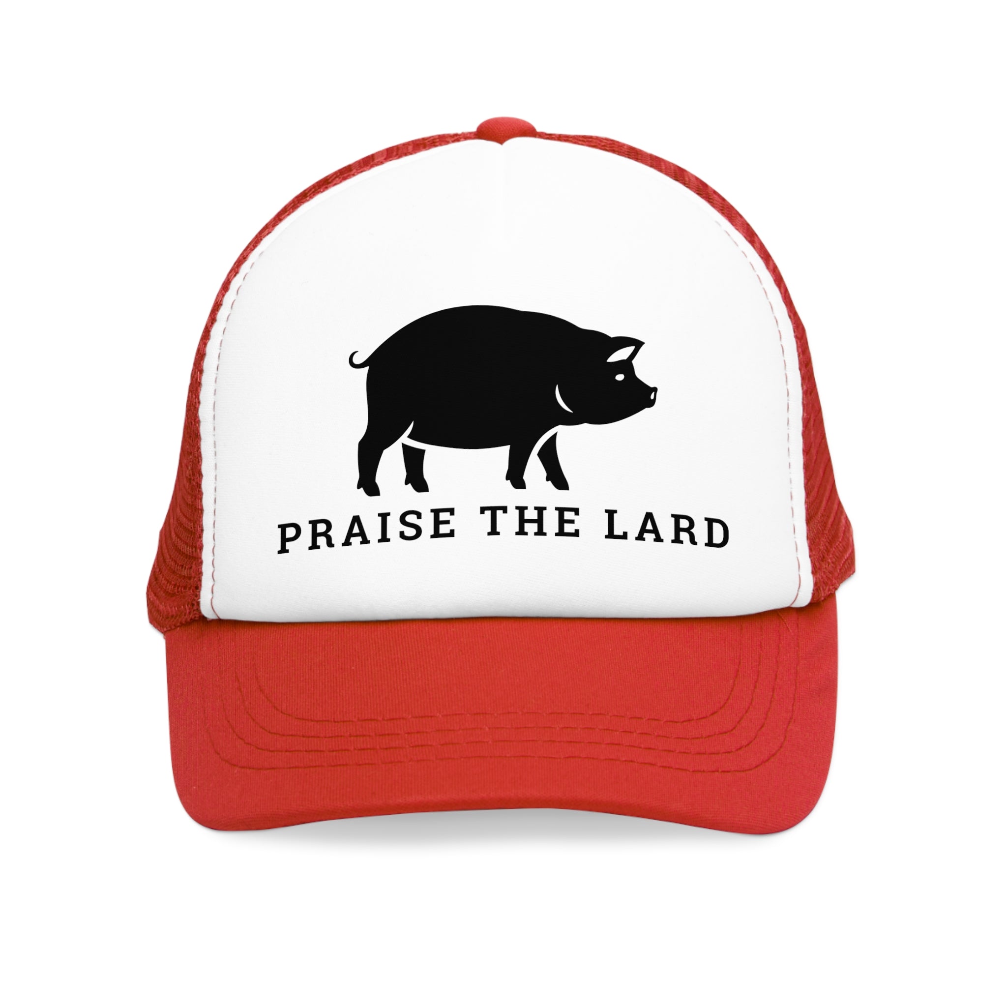Trucker cap, Praise the Lard Design, by 515Gear.com | Hiawassee, GA | When Pigs Fly