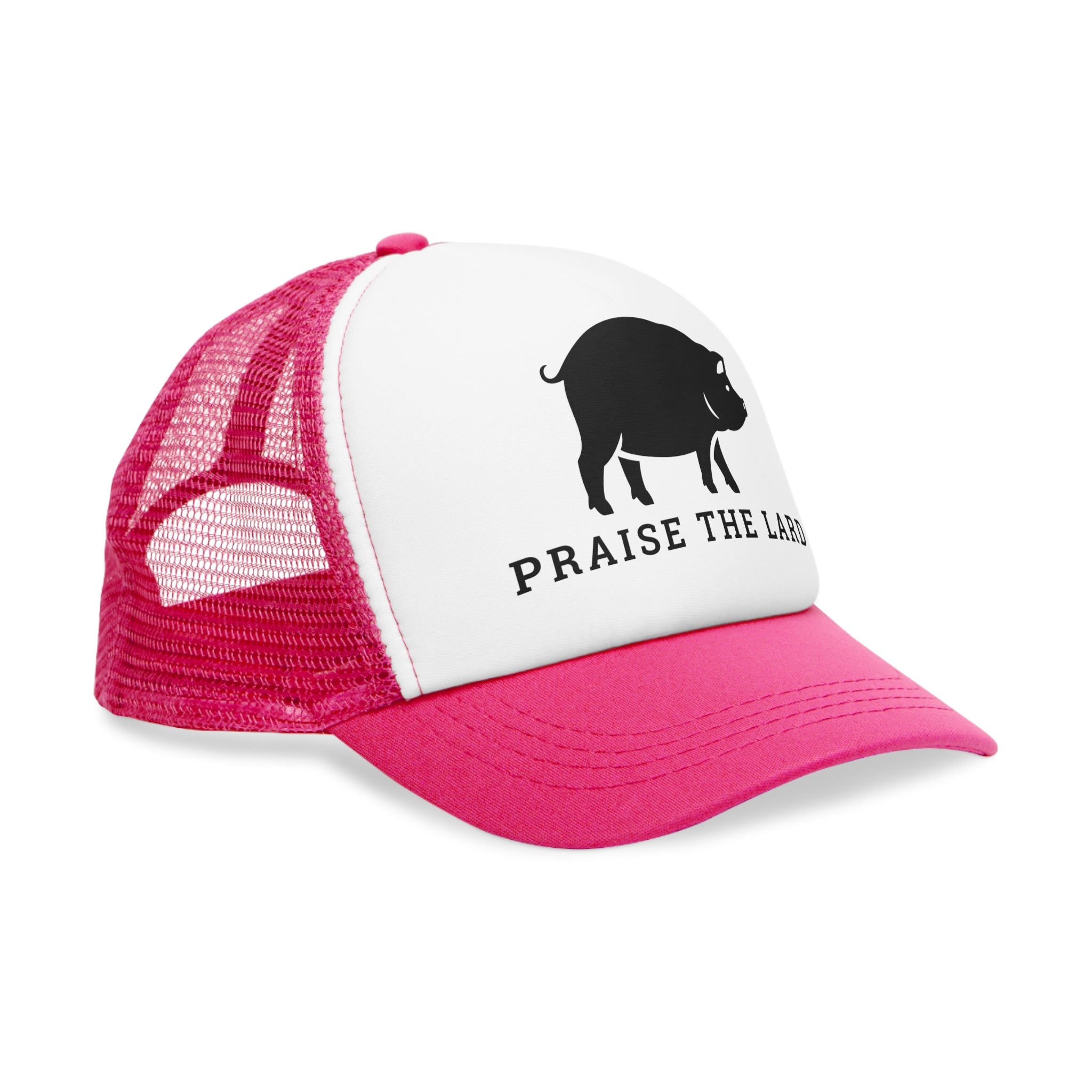 Trucker cap, Praise the Lard Design, by 515Gear.com | Hiawassee, GA | When Pigs Fly