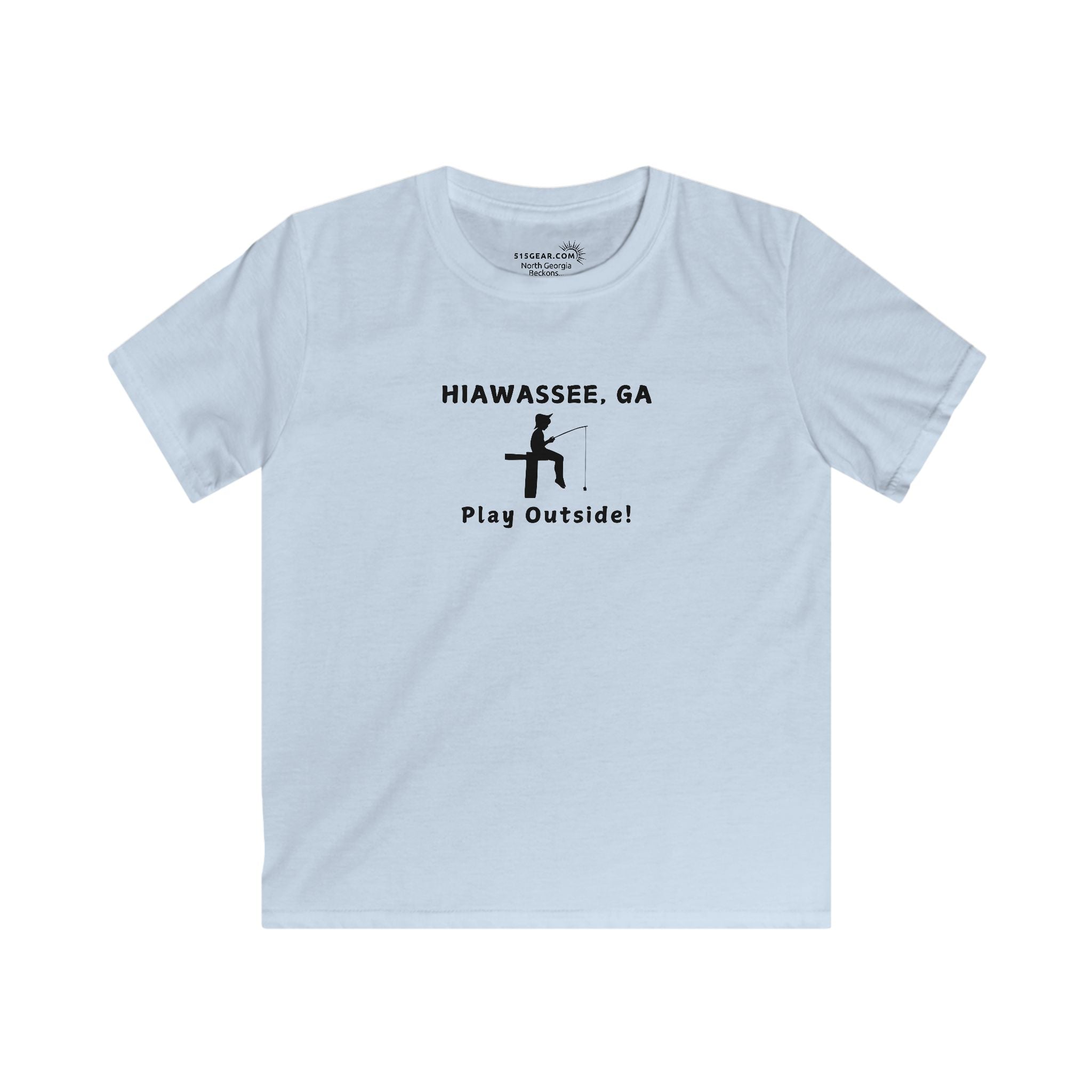 Kid’s T-Shirt, North GA Fishing Adventure by 515Gear.com | Hiawassee, GA | Play Outside!