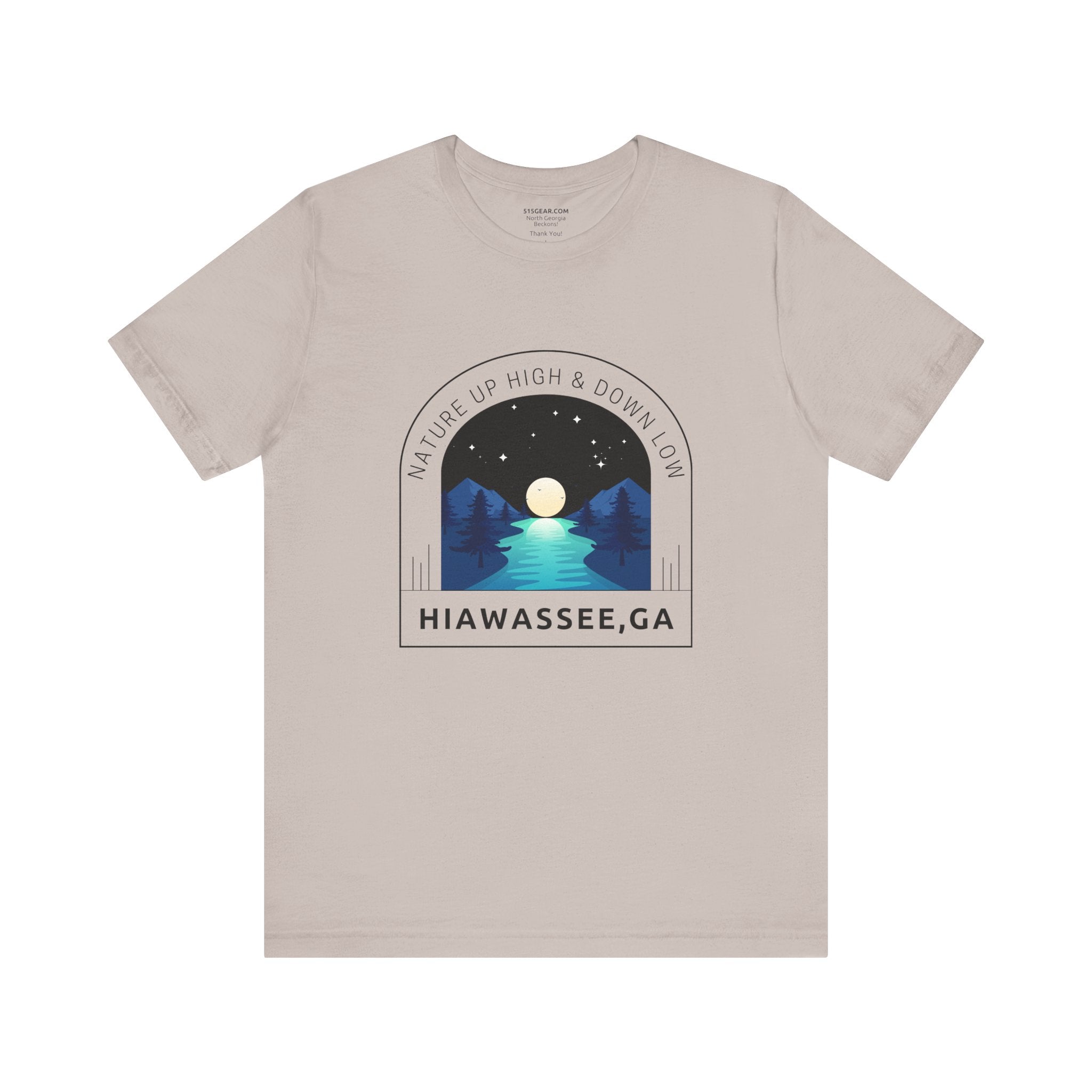 Unisex Adult T-shirt, by 515Gear.com | Hiawassee, GA | Nature up High & Down Below!