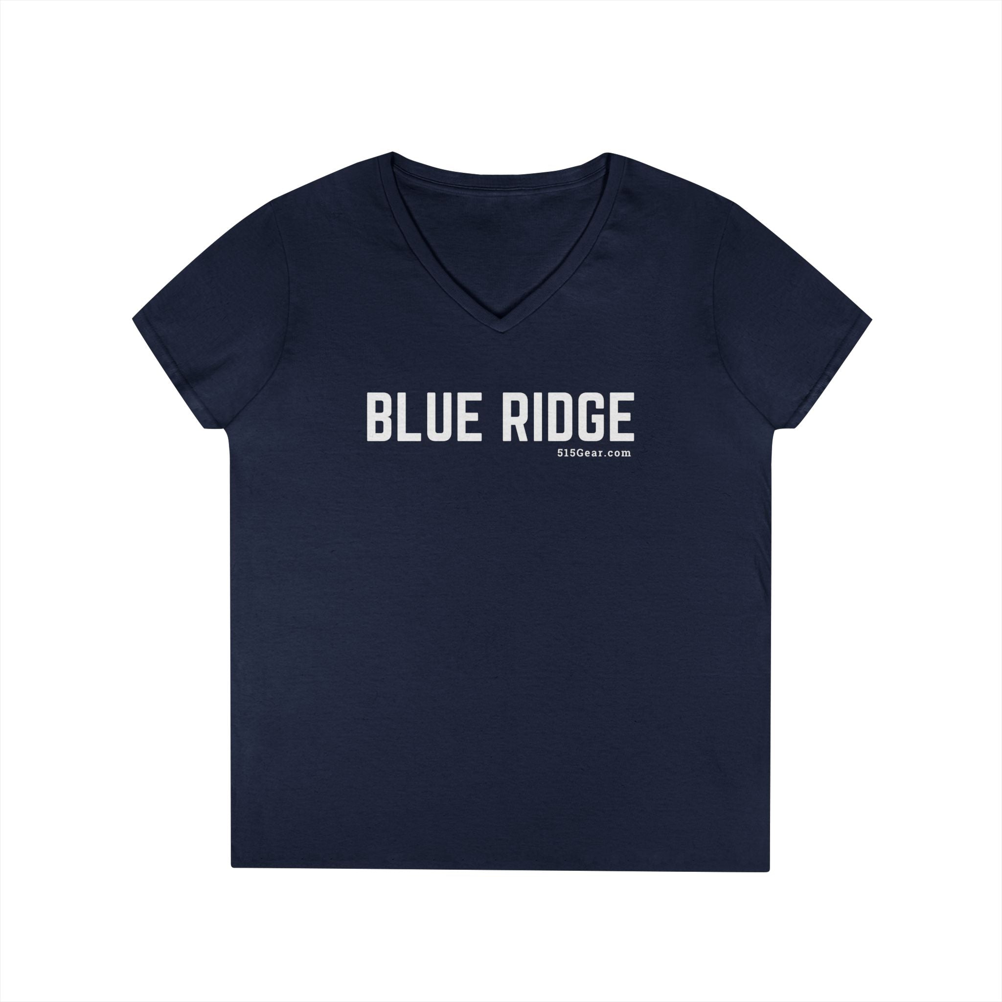 Women’s V-Neck T-shirt, by 515Gear.com | Blue Ridge, GA | Classic cotton, semi-fitted t-shirt