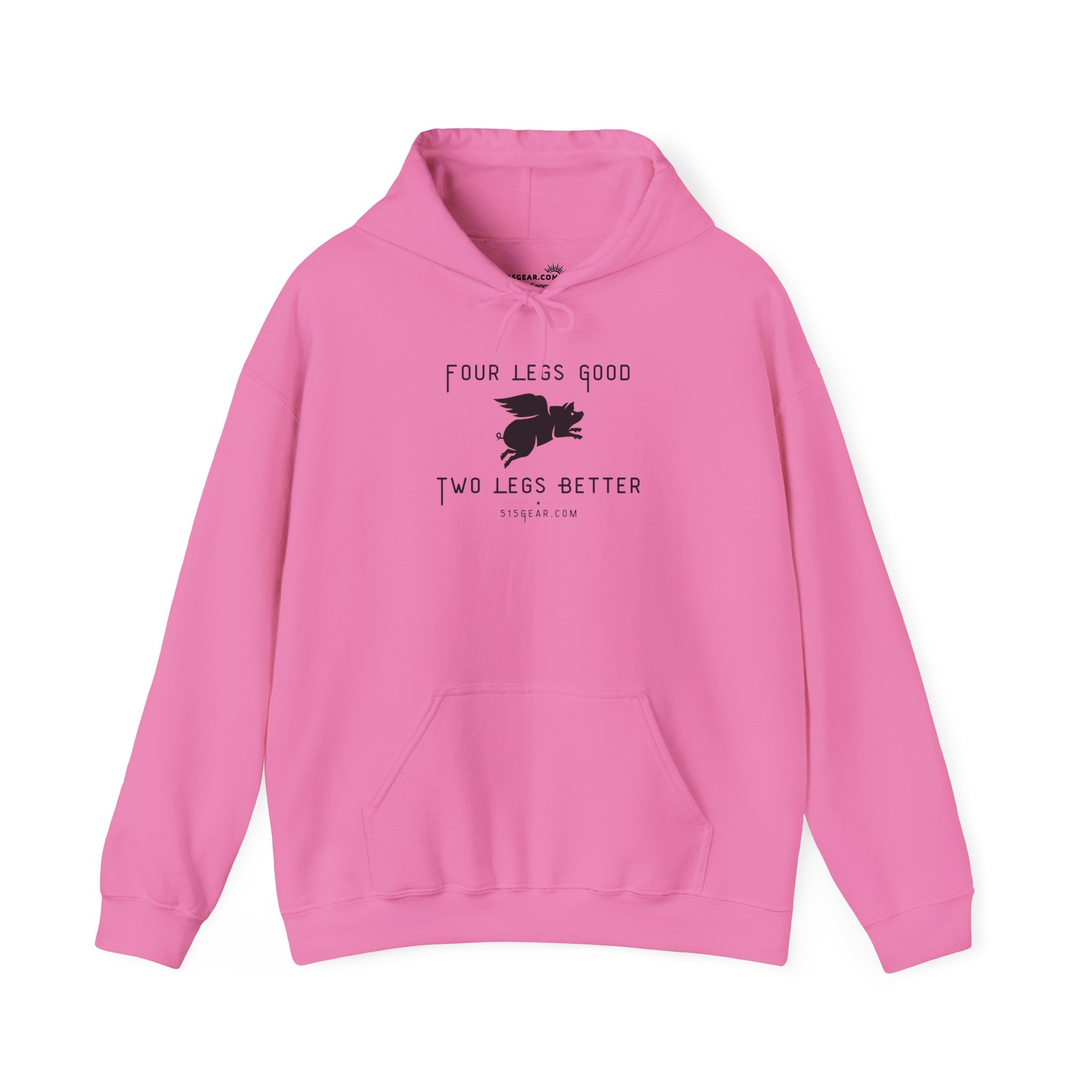 unisex adult hoodie, satirical reference for “Orwellian” lovers | 515Gear.com | anyone love Animal Farm?