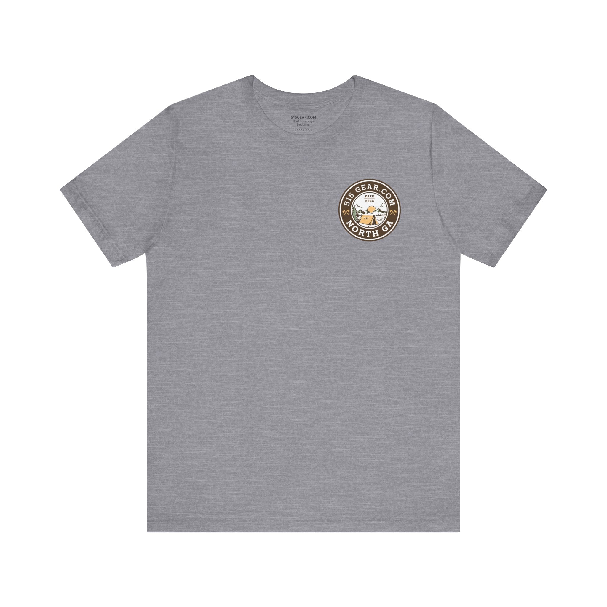 Unisex Adult T-shirt, Camping by 515Gear.com | Jasper, GA | Camp More Worry Less!