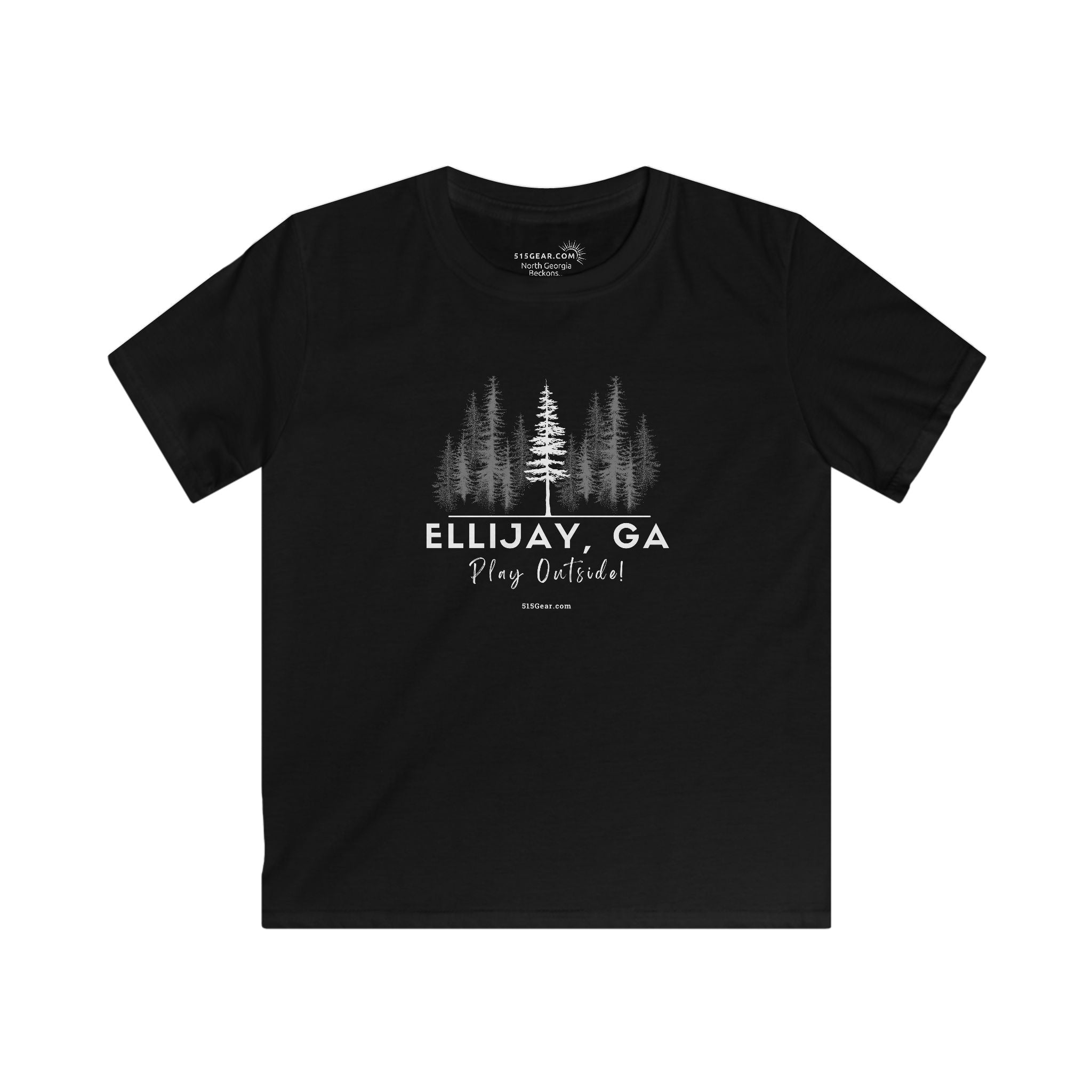 Kid’s T-Shirt, North GA Forest, by 515Gear.com | Ellijay, GA | Play Outside!