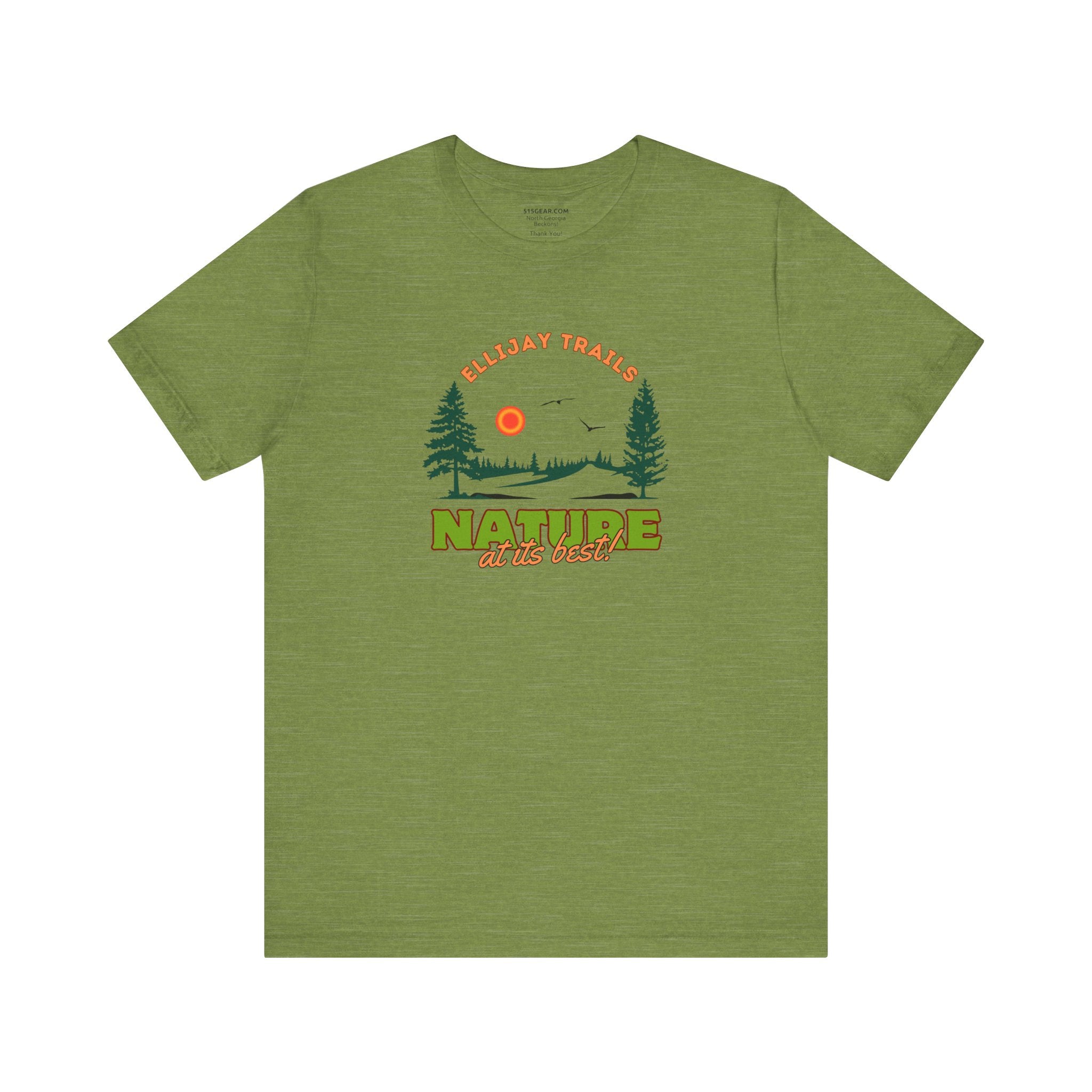 Unisex Adult T-shirt, Trails by 515Gear.com | Ellijay, GA | Nature at its Best!