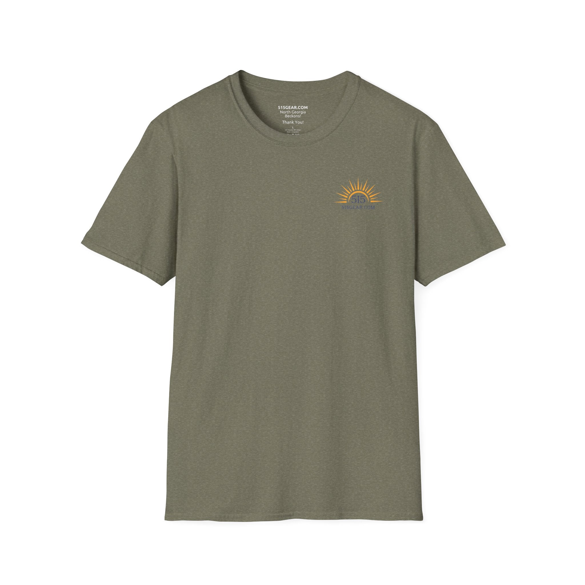 Adult t-shirt, Brasstown Bald Graphic, by 515Gear.com | Blairsville, GA | 30512